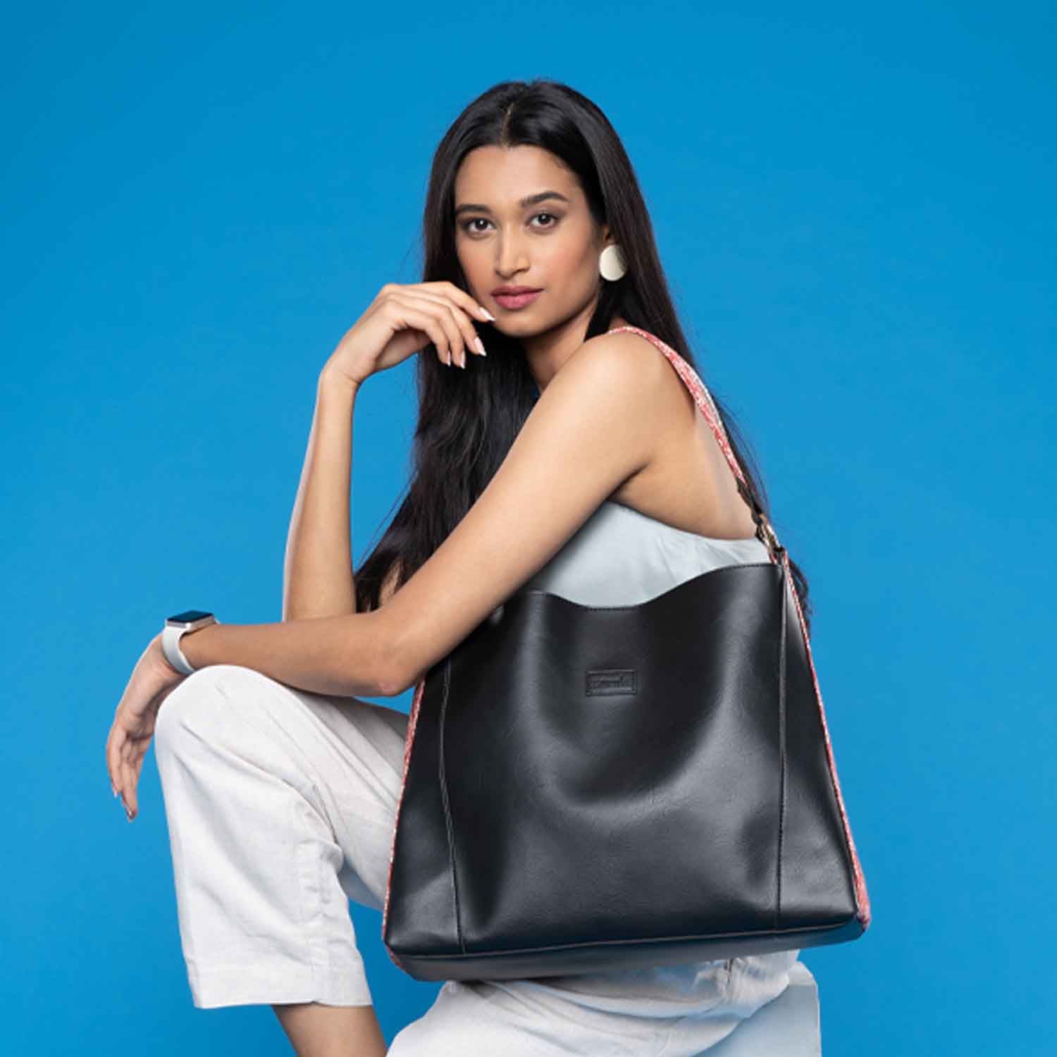 Chanderi Phool Classic Open Tote