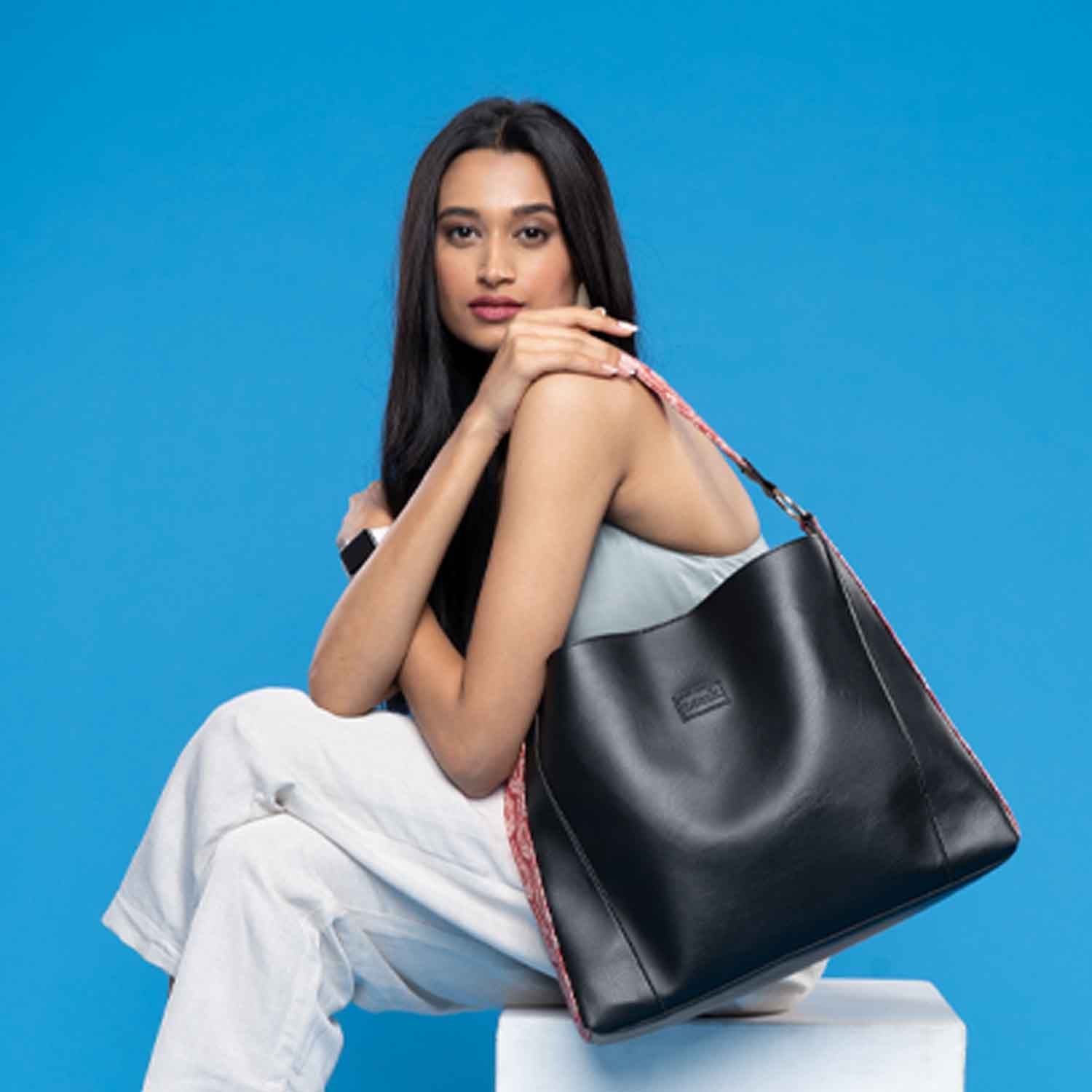 Chanderi Phool Classic Open Tote
