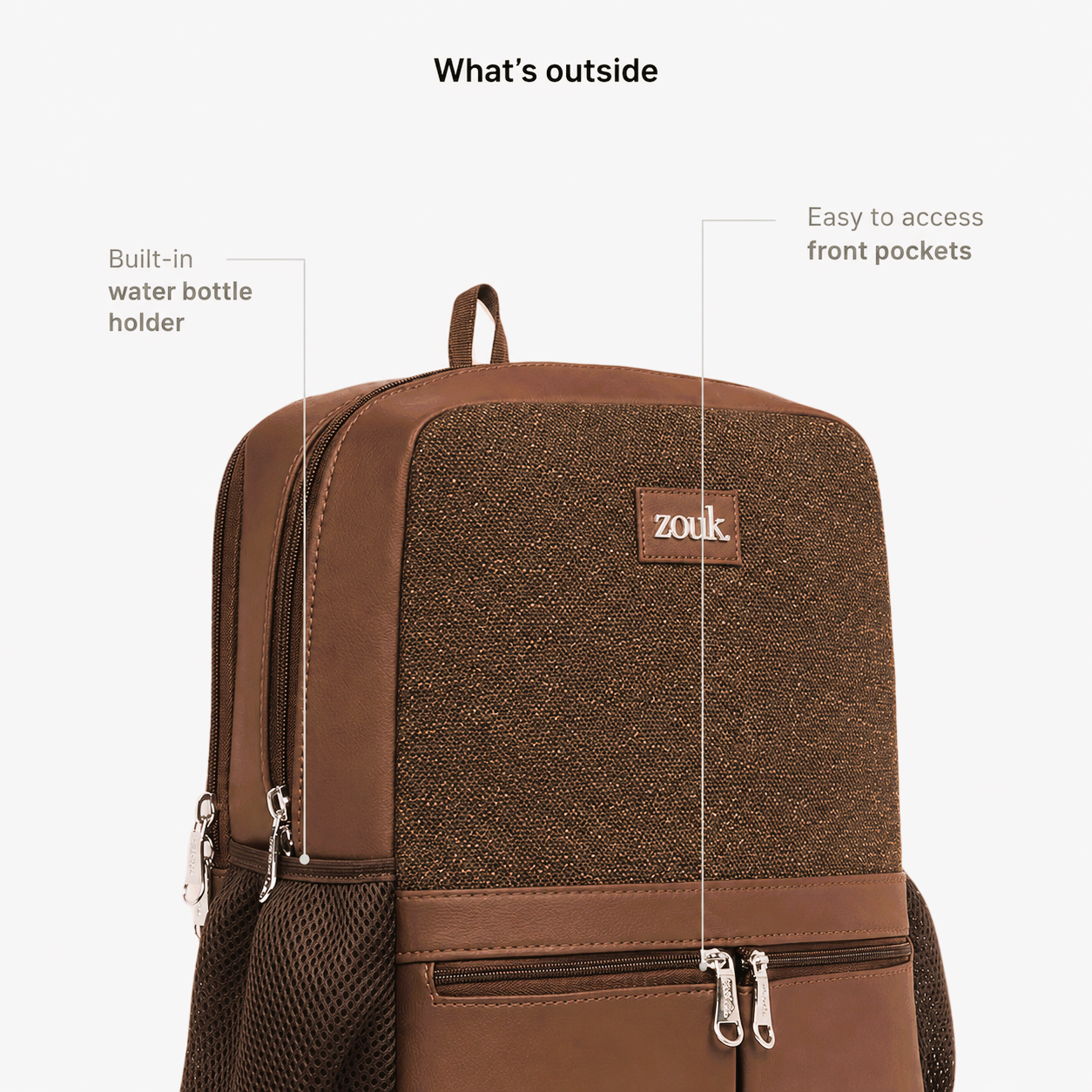 Bristel Office Backpack (Brown)