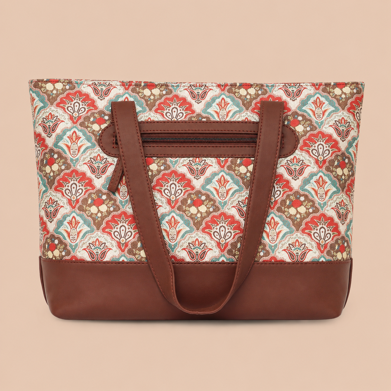 Mughal Art Multicolor Shoulder Tote Bag