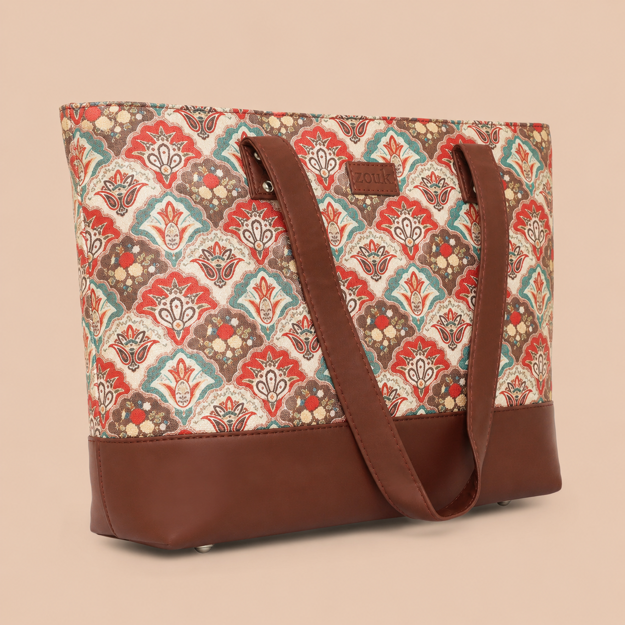 Mughal Art Multicolor Shoulder Tote Bag