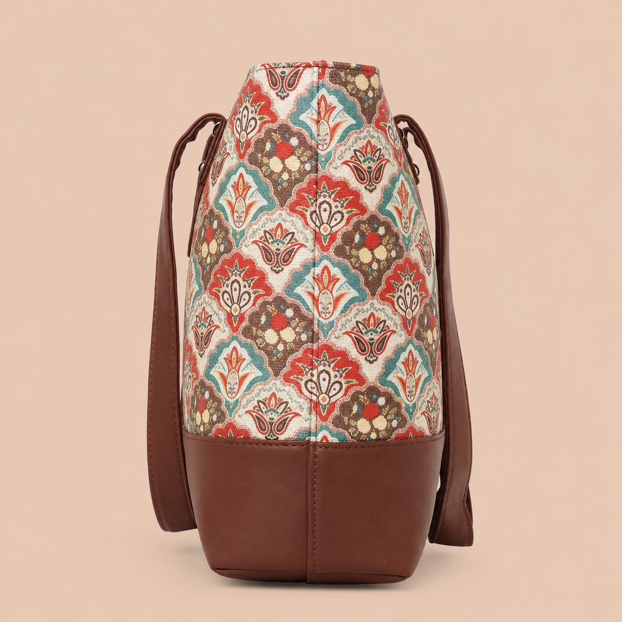 Mughal Art Multicolor Shoulder Tote Bag