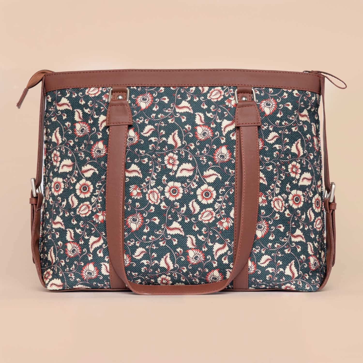 Chittoor Blue Kalamkari Women's Office Bag