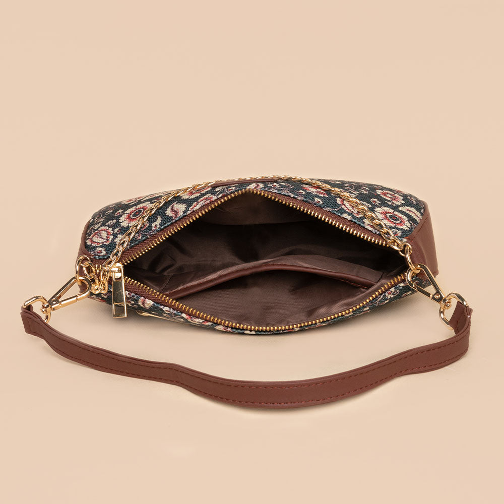 Chittoor Blue Kalamkari Baguette