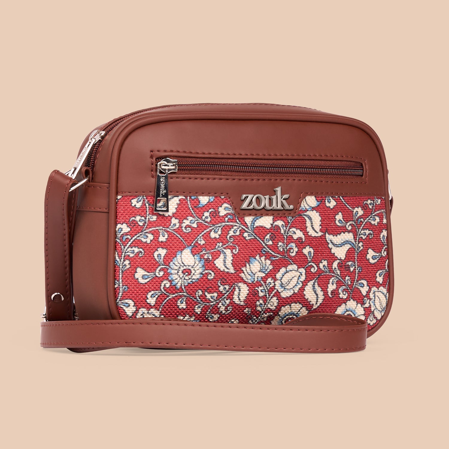 Chittoor Red Kalamkari Sling Bag