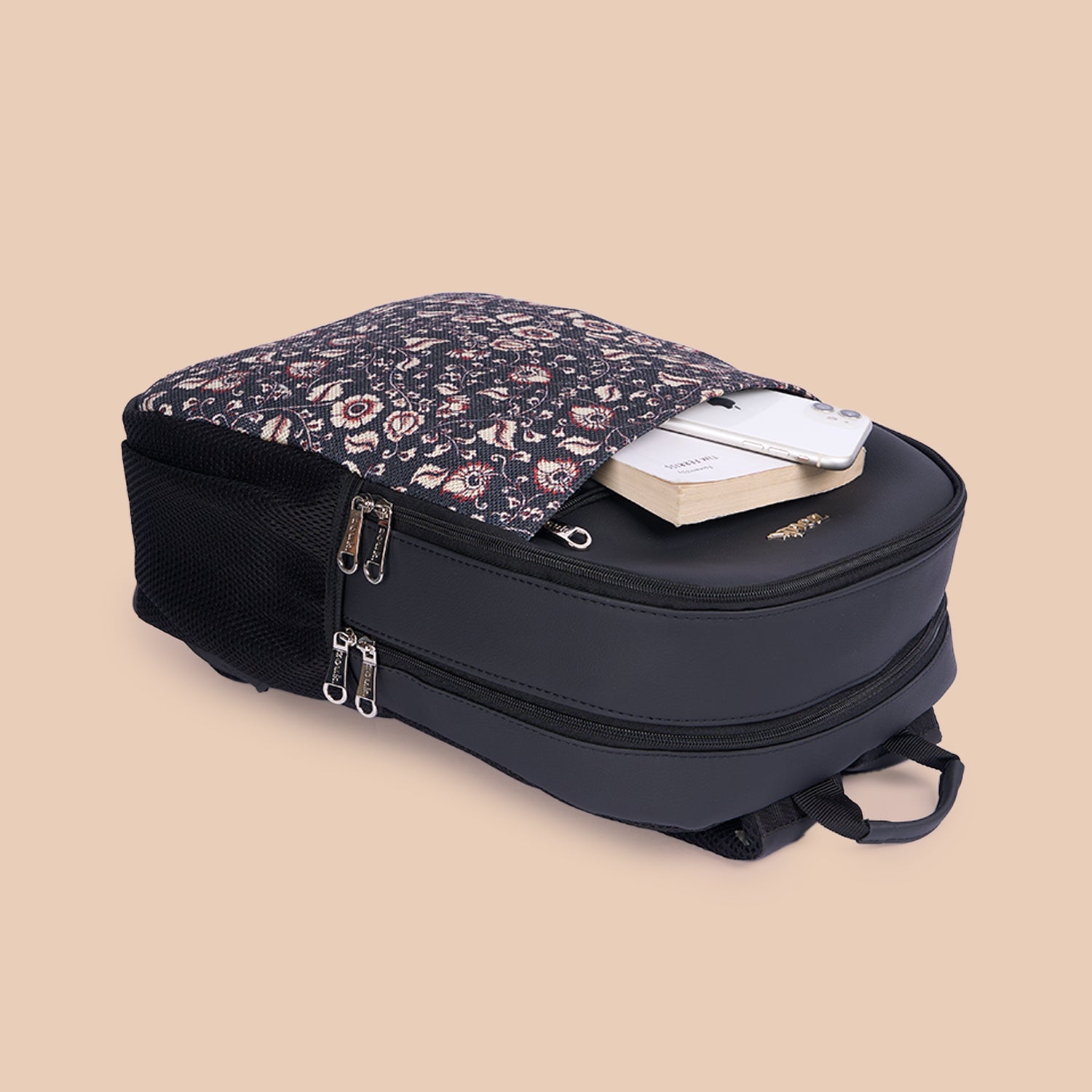 Chittoora Blue Kalamkari Statement Backpack