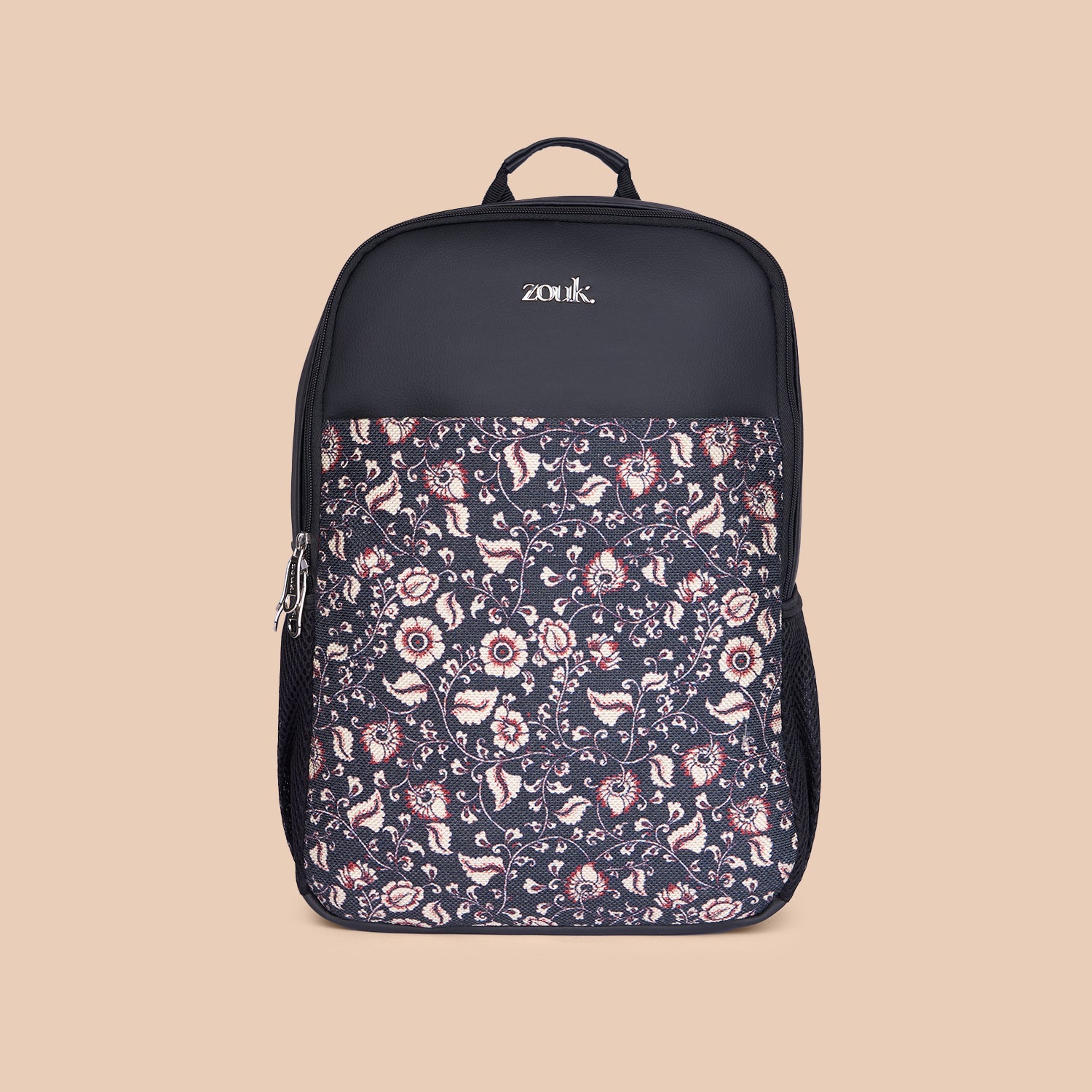 Chittoora Blue Kalamkari Statement Backpack