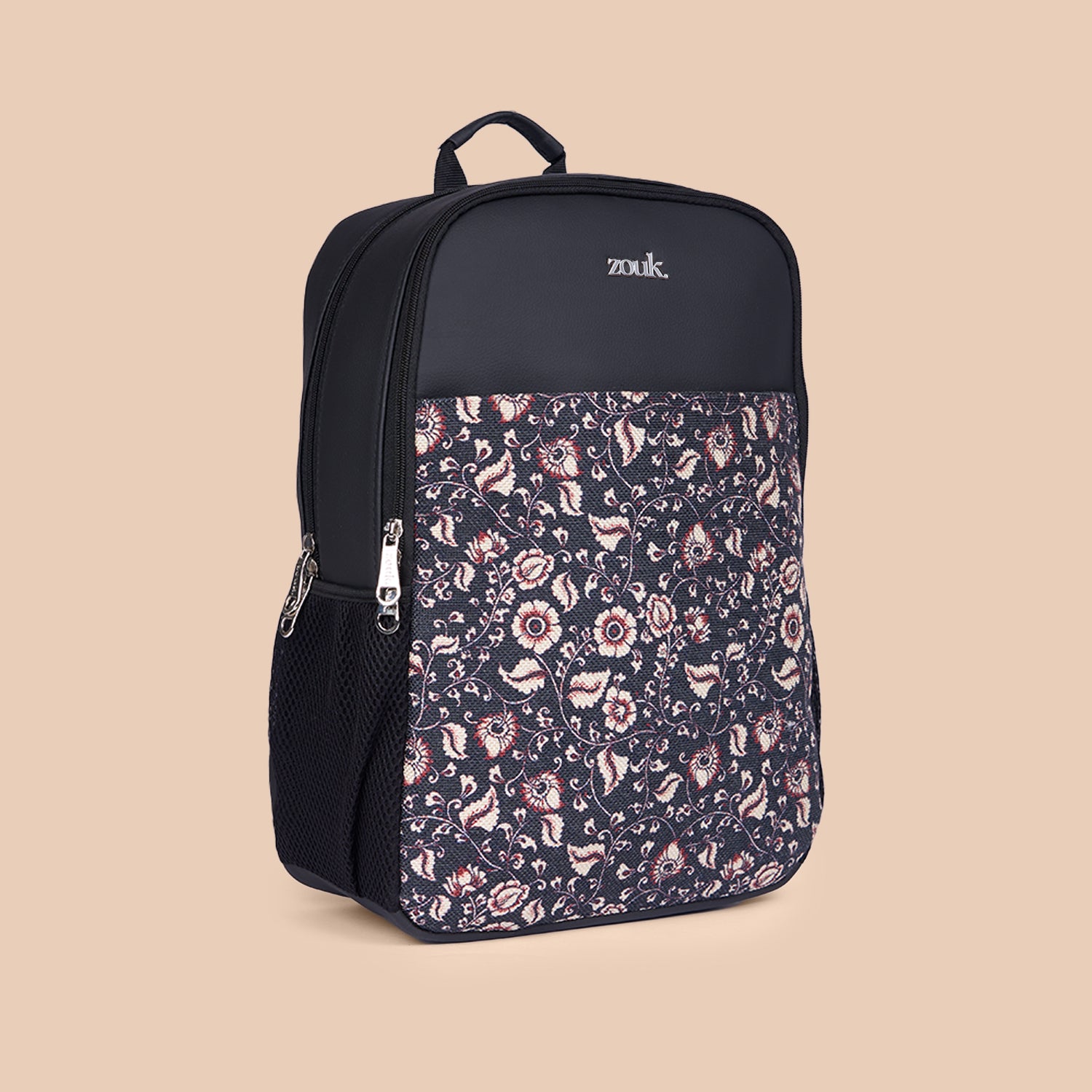 Chittoora Blue Kalamkari Statement Backpack