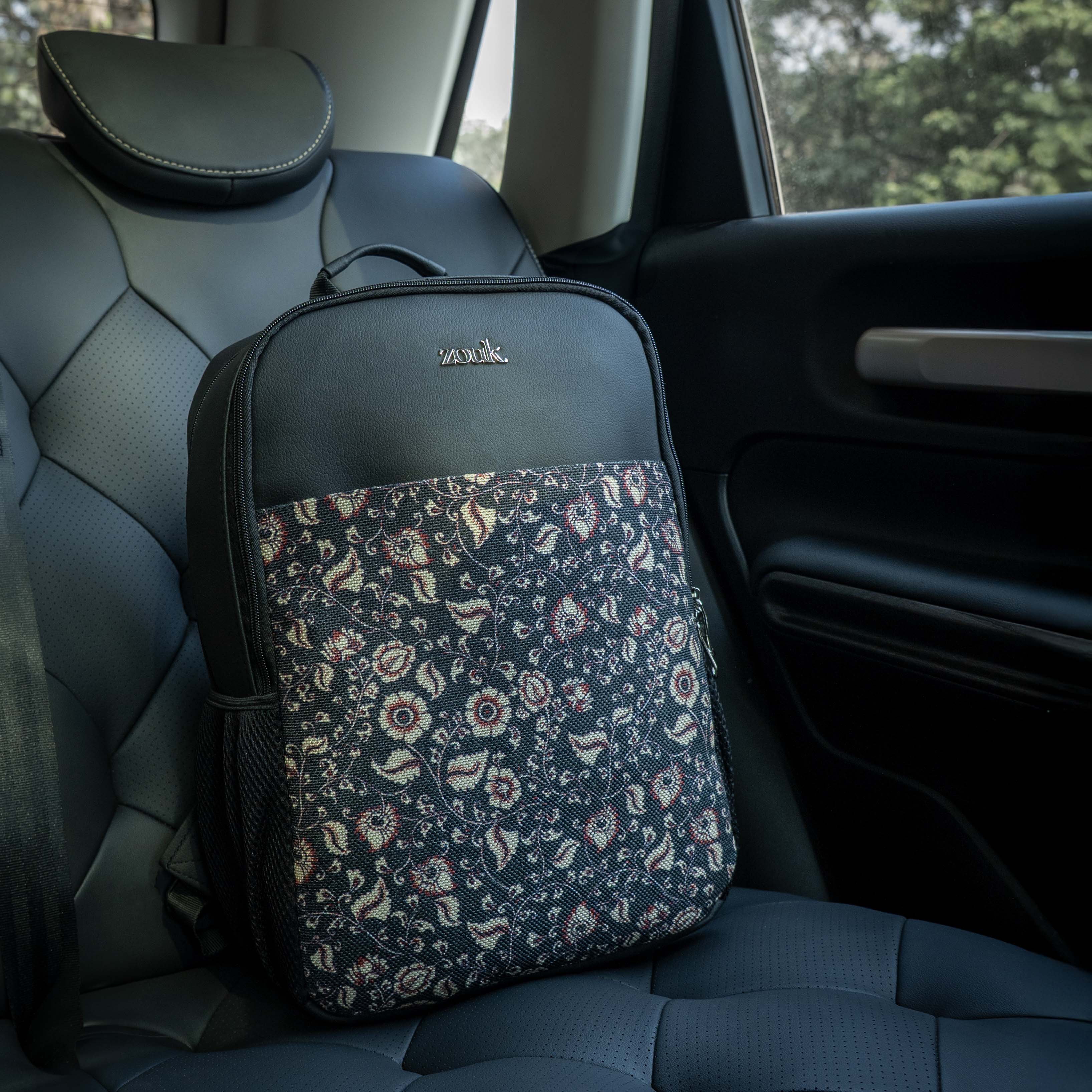 Chittoora Blue Kalamkari Statement Backpack