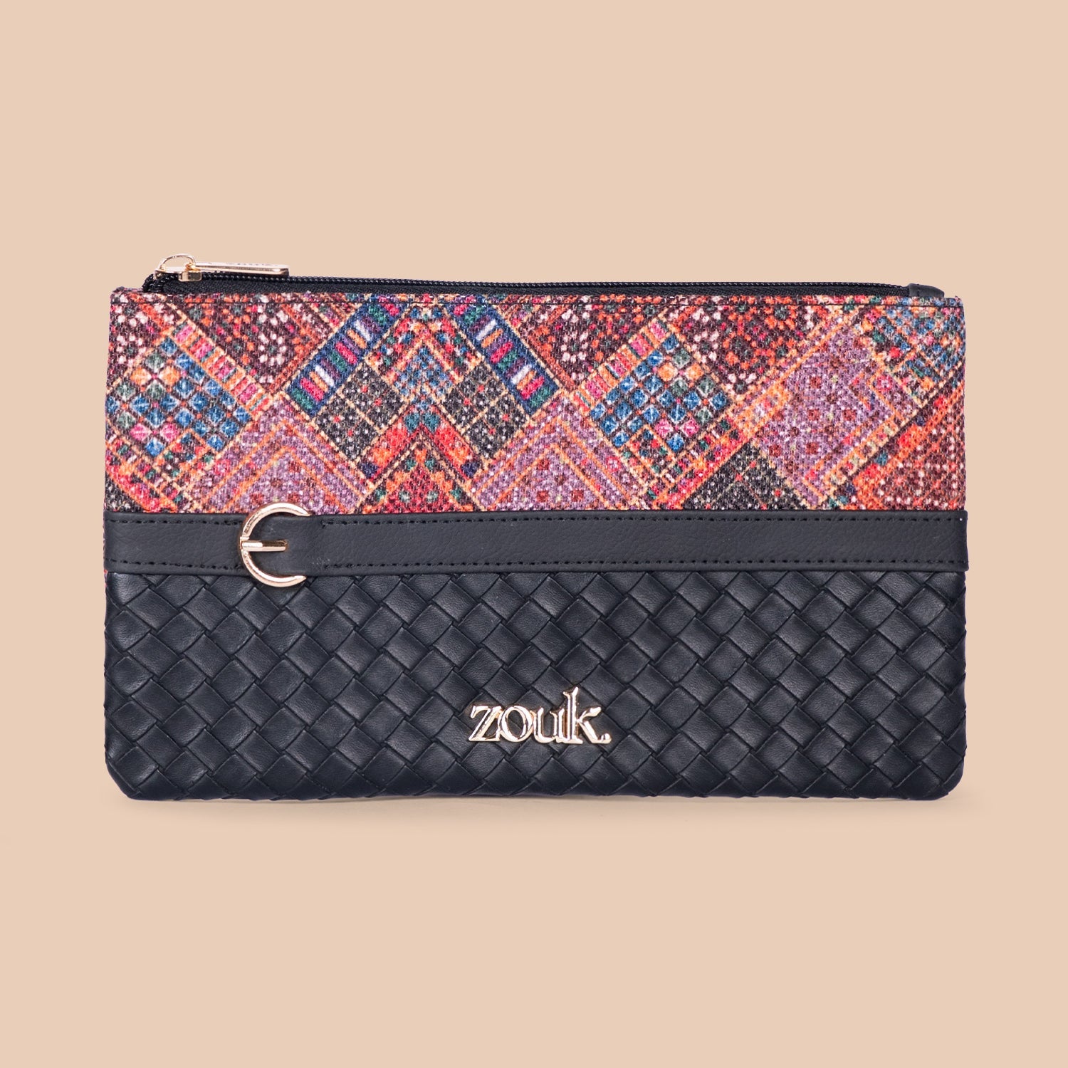 ZIP-Clara Cosmetic Pouch - Bhuj Rabari