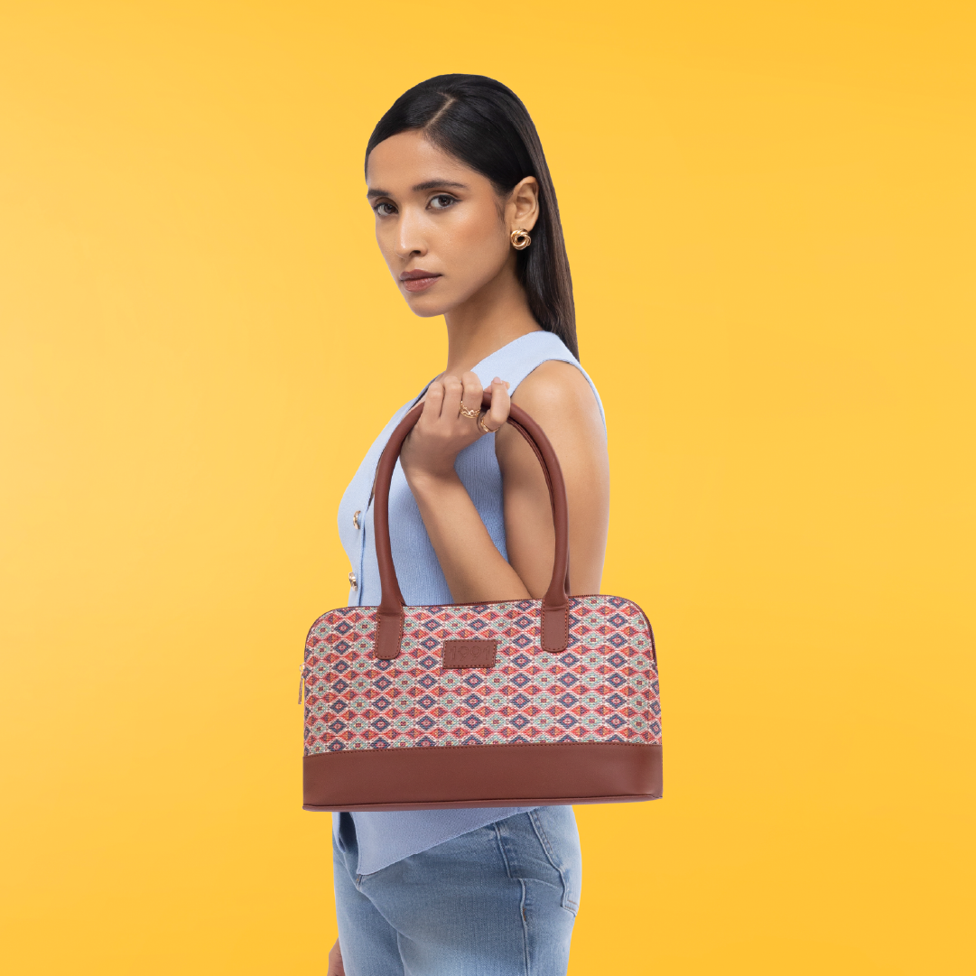 Ajrakh Kami Classic Handbag