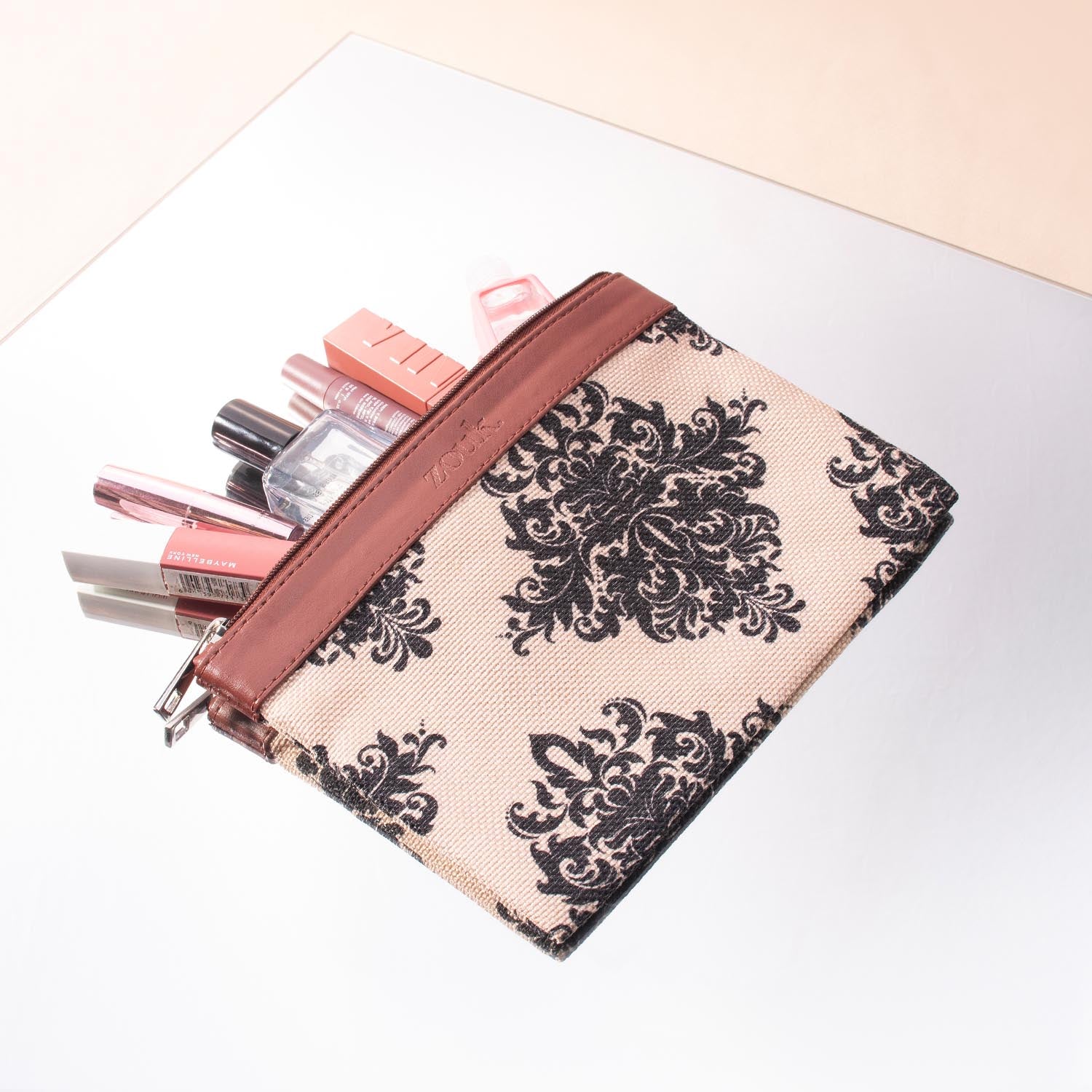 Mughal Motif Cosmetic Pouch