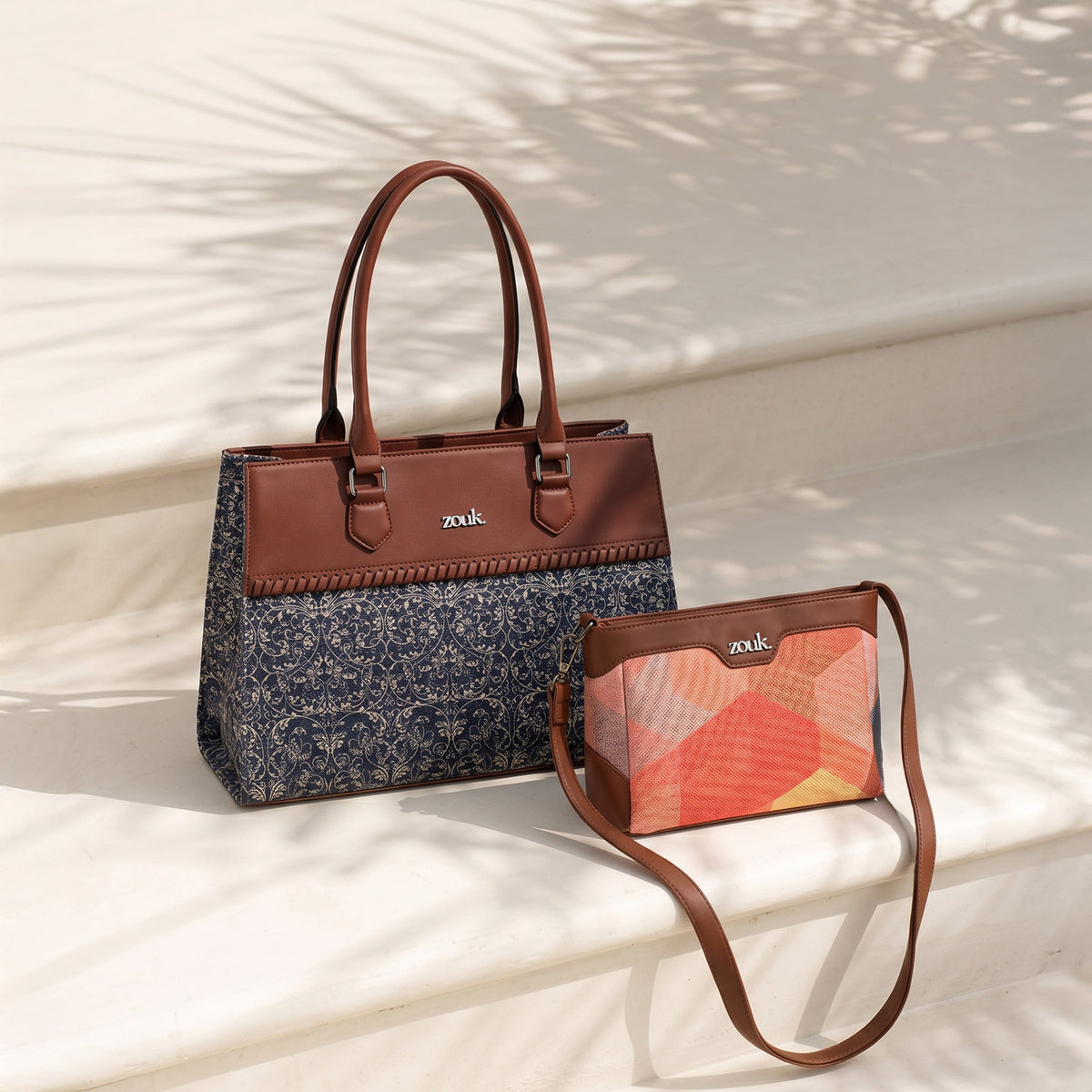 Lattice Lace Statement Business Bag & Geooptics Harmony Sling Bag Combo