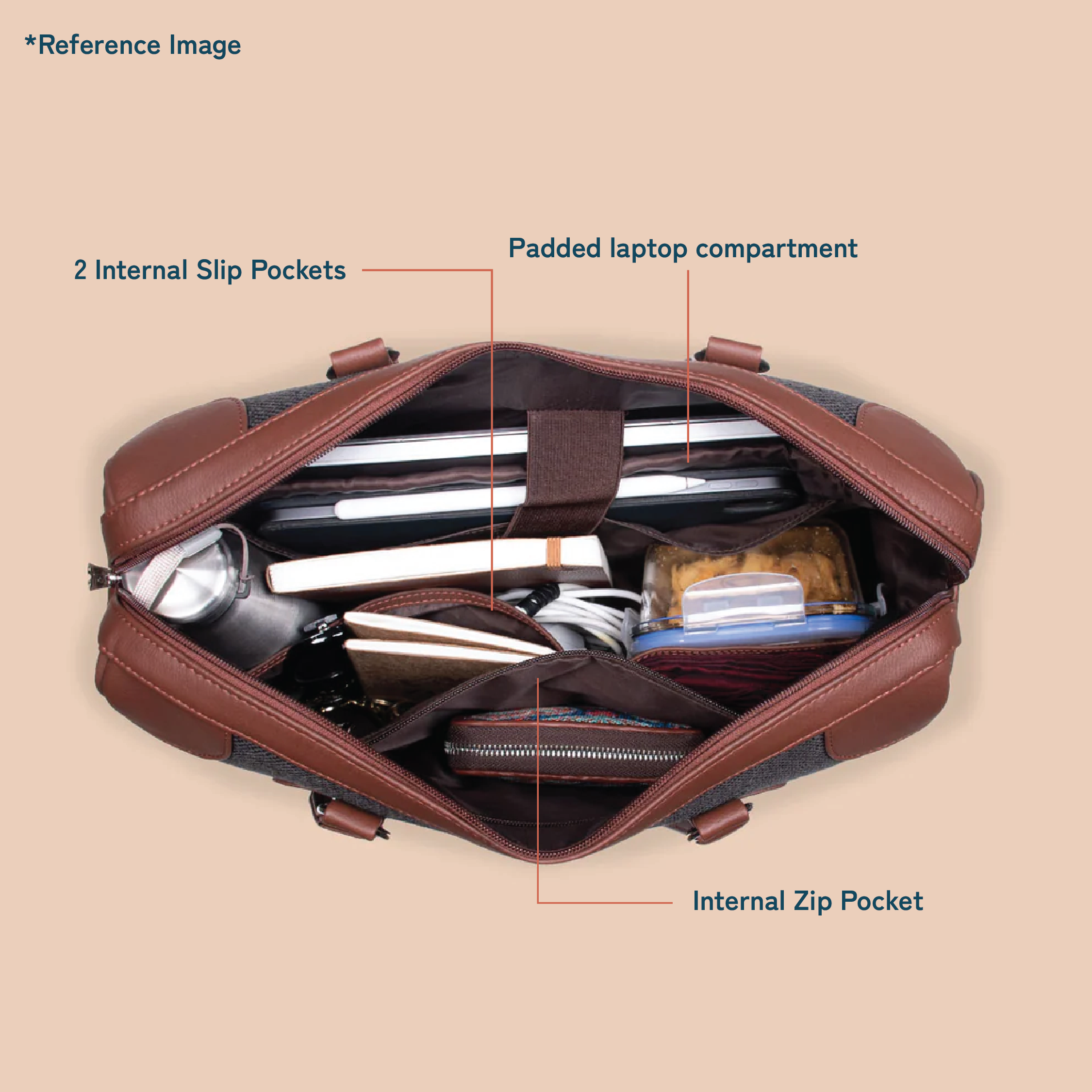 Mughal Art Multicolor Conference Office Bag