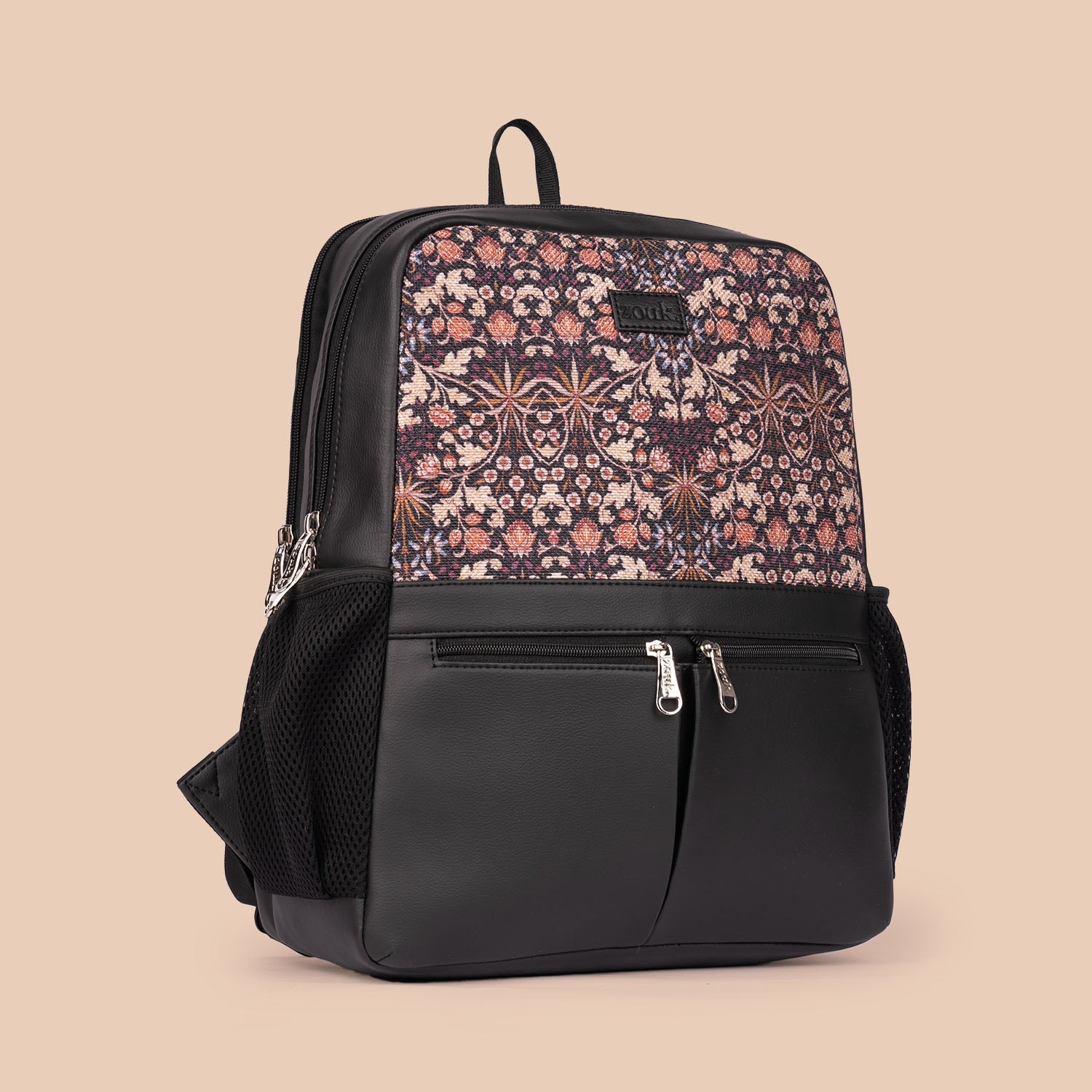 ZIP-Kashmir Blooms Office Backpack