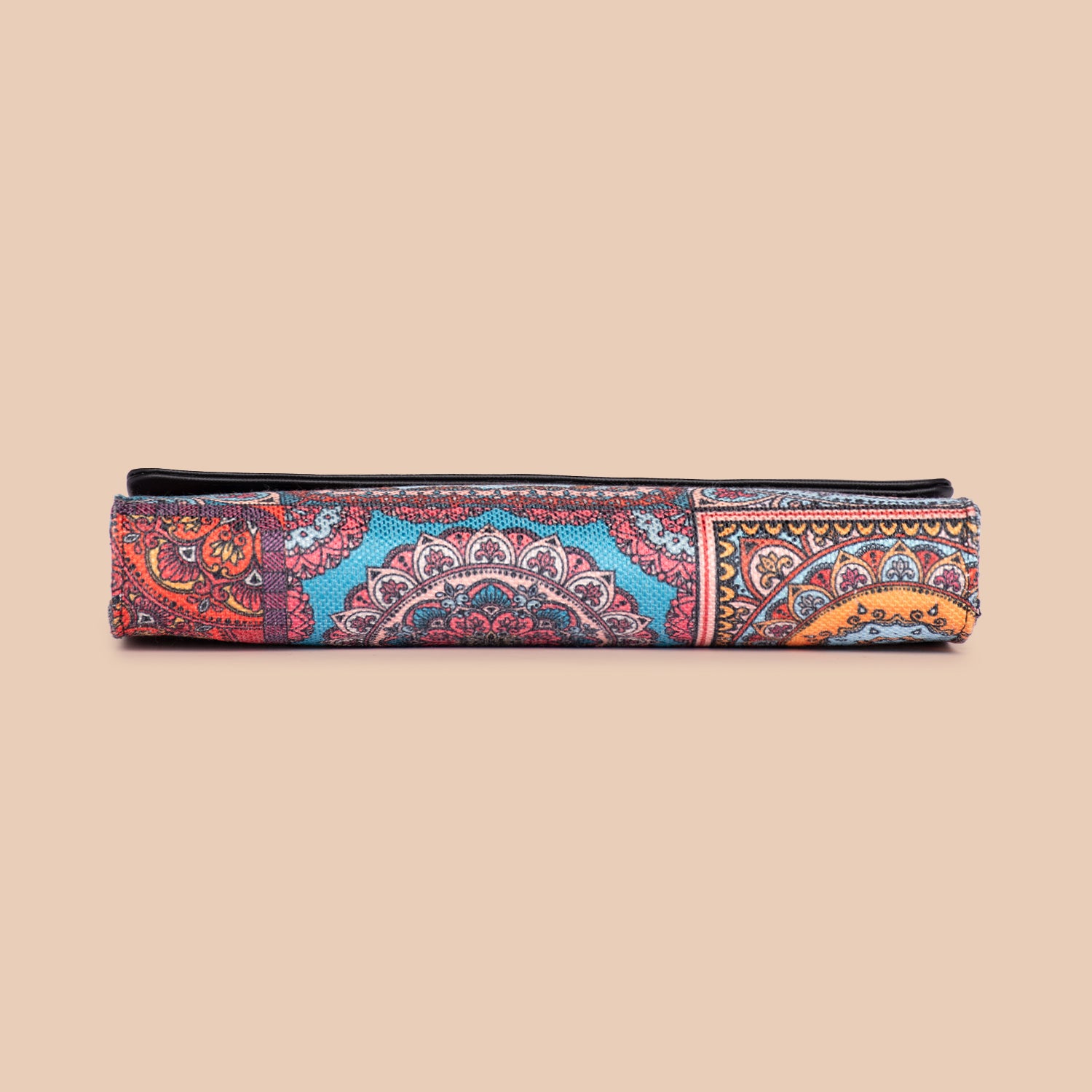 Rhea Kapoor Clutch - Multicolor Mandala Print