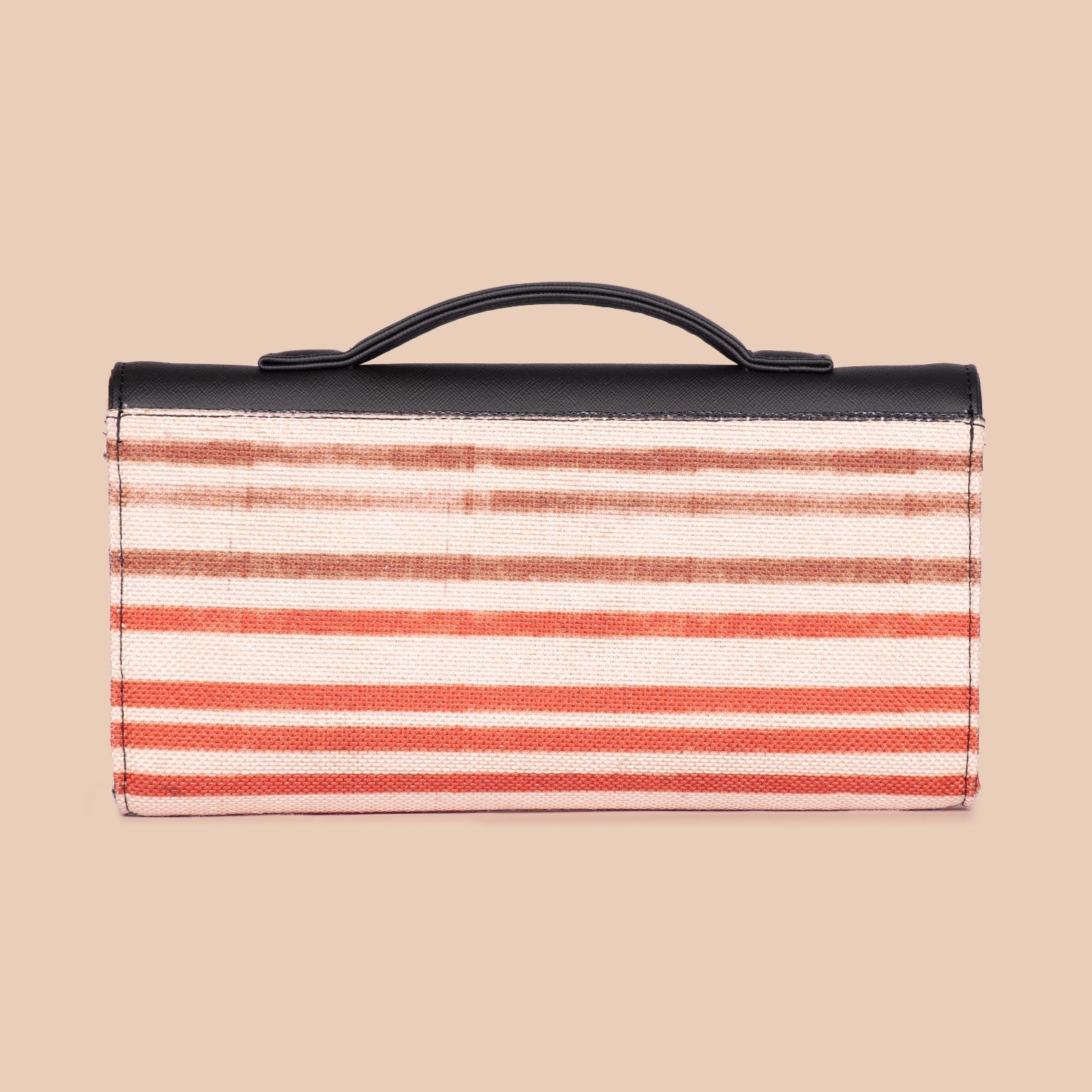 ZIP-Rhea Kapoor Clutch - Qutub Stripes