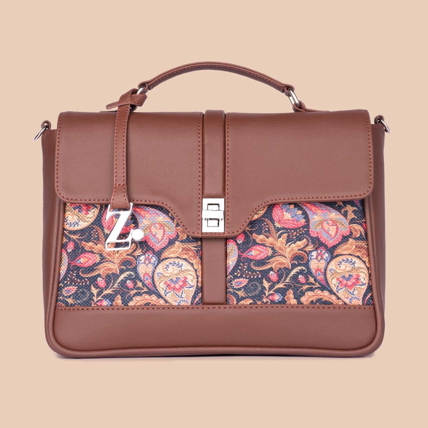 Paisley Print Nessa Satchel
