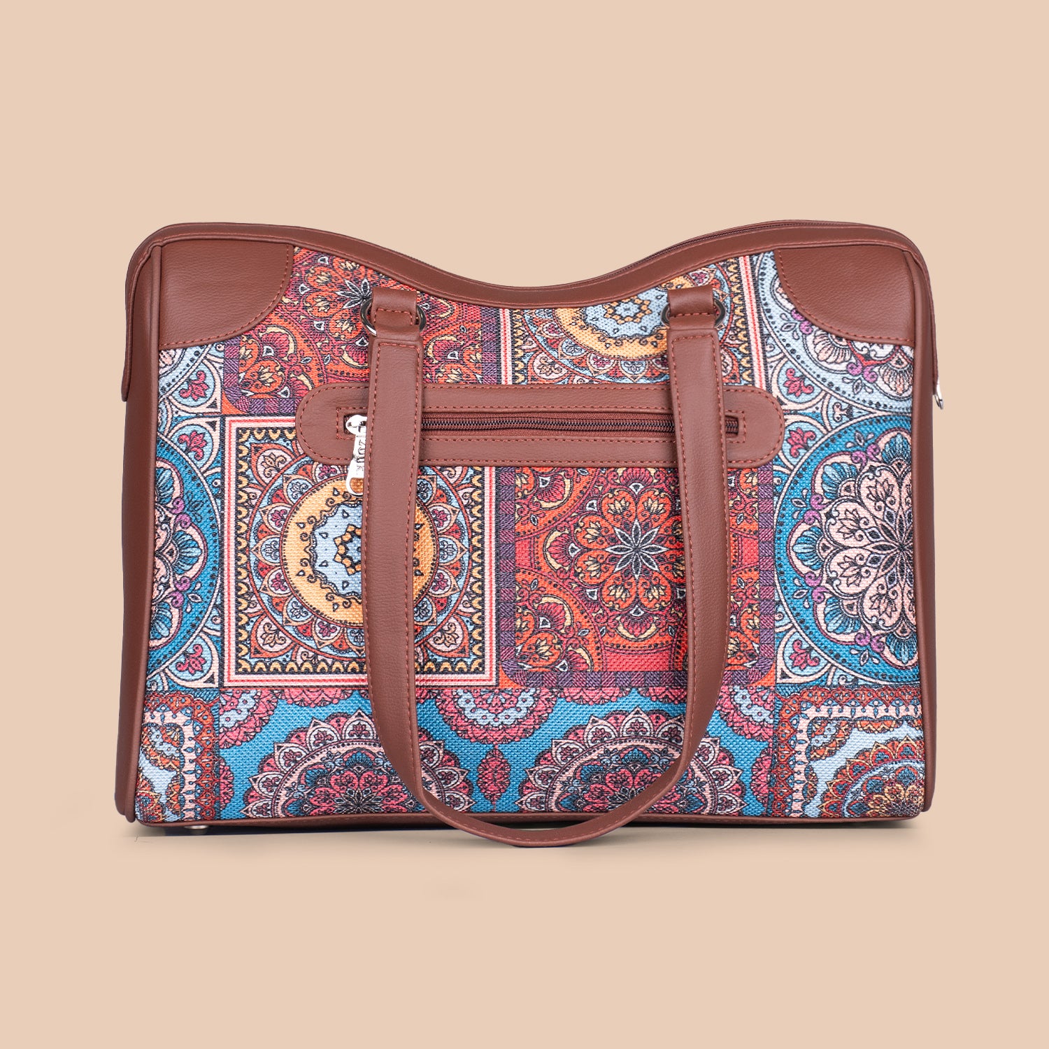 Multicolor Mandala Print Conference Office Bag