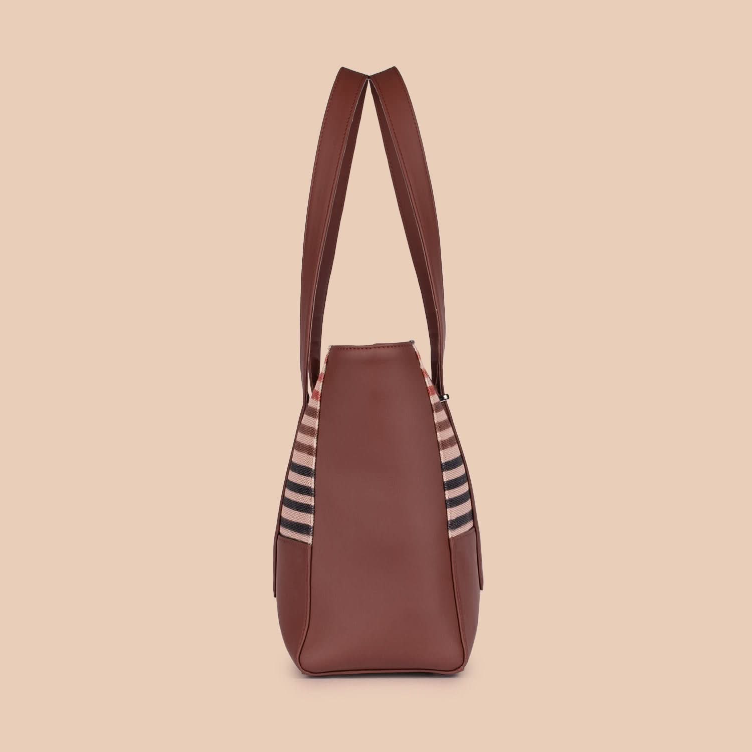 Zouk Qutub Stripes Maya Multitasker Tote Bag