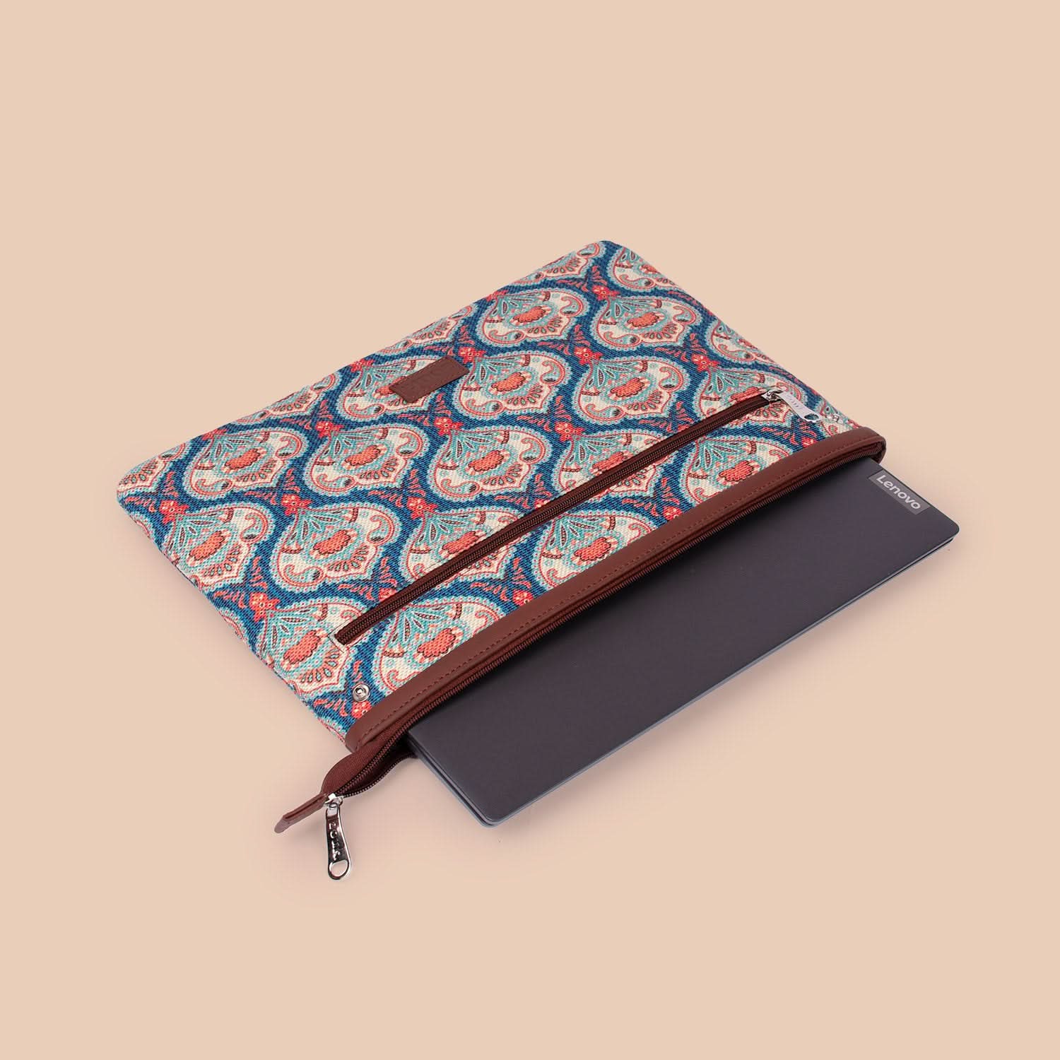 Zouk Kovil Blue Maya Multitasker Tote Bag