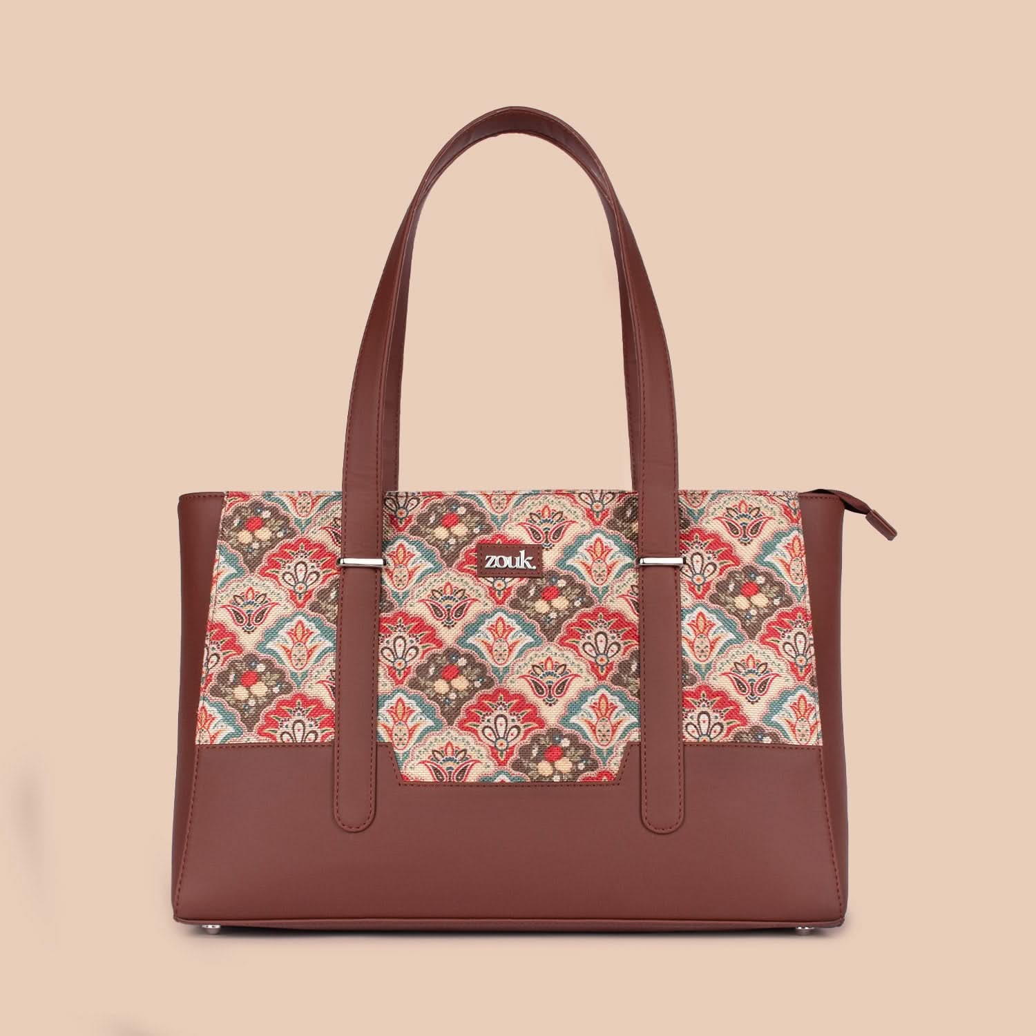 Zouk Mughal Art Multicolor Maya Multitasker Tote Bag