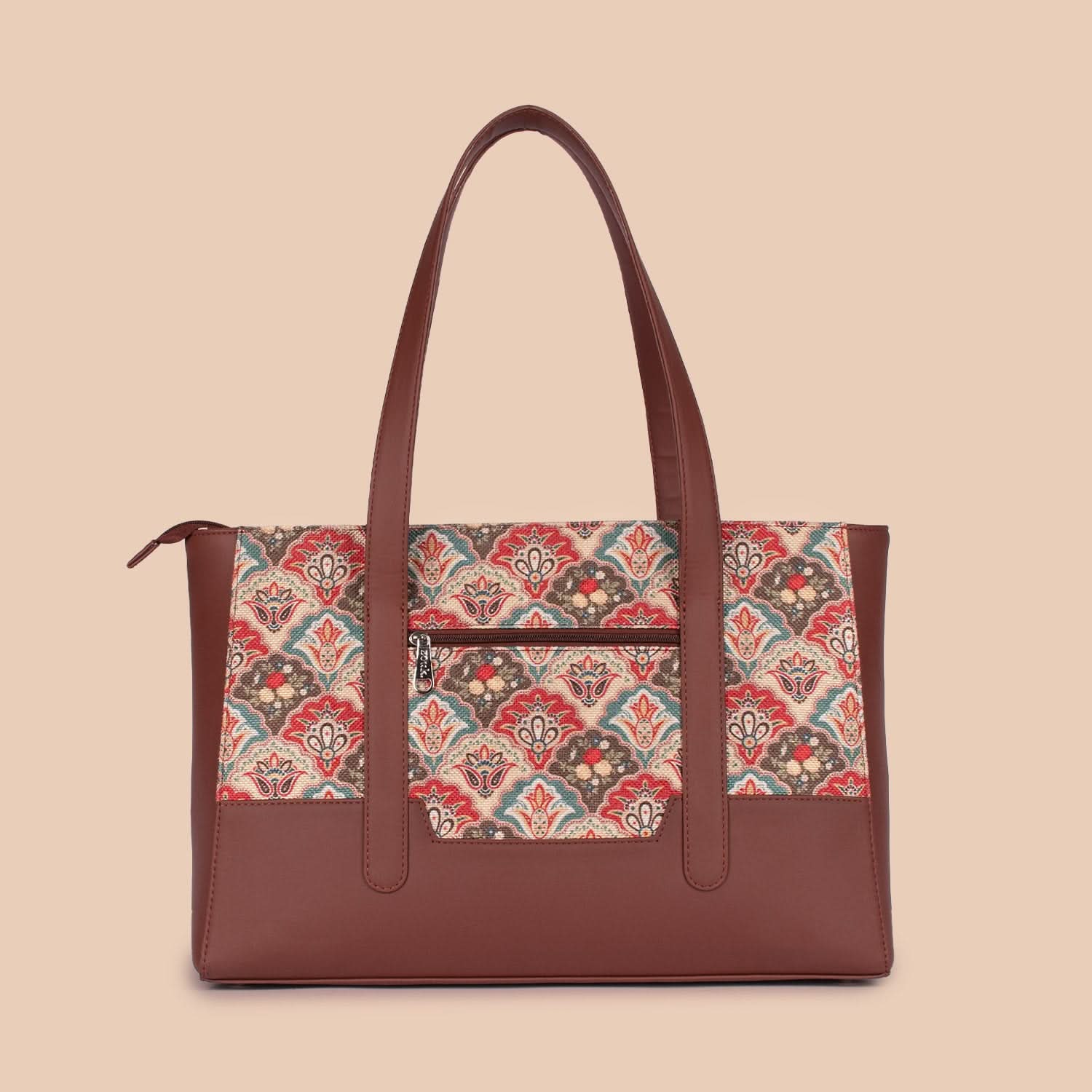 Zouk Mughal Art Multicolor Maya Multitasker Tote Bag