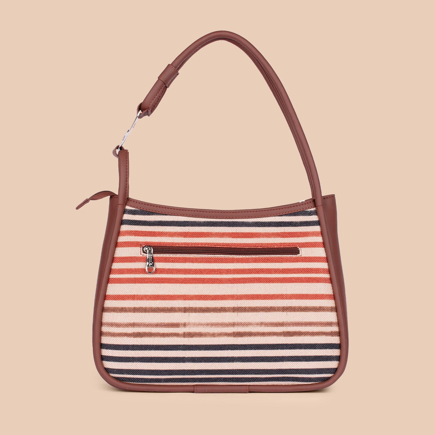 Qutub Stripes Sleek Shoulder Bag