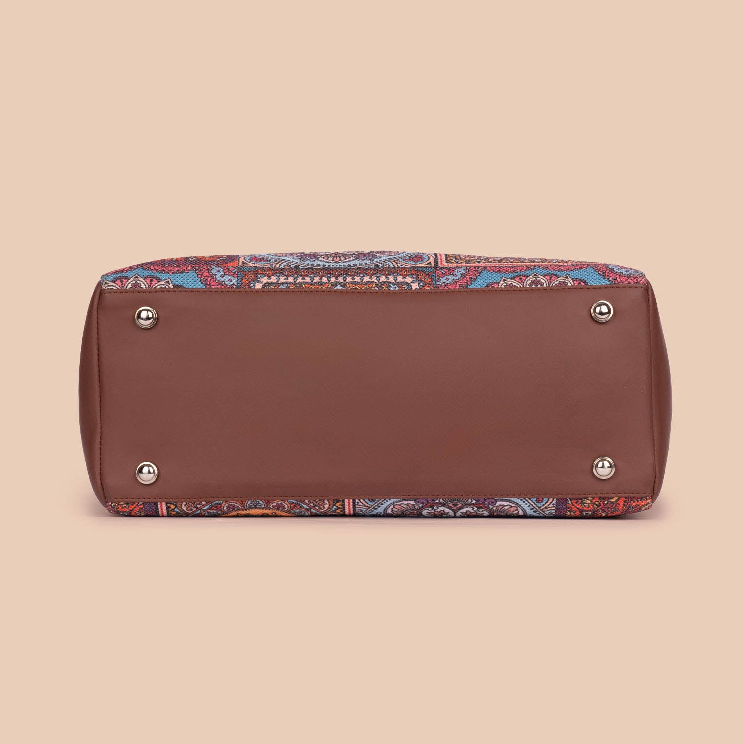 Multicolor Mandala Print Diaper Bag