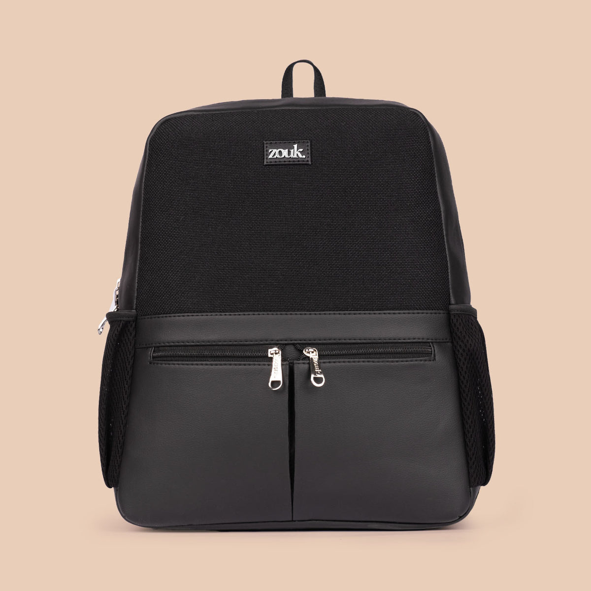 Jet Black Men's Office Backpack