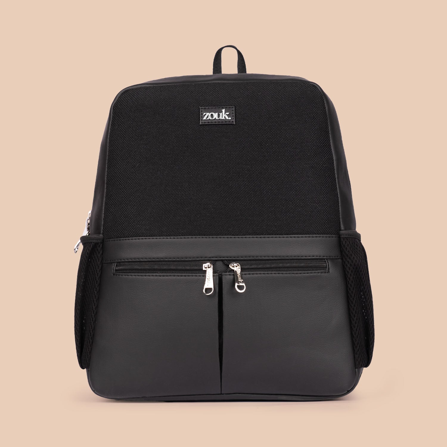 Jet Black Office Backpack