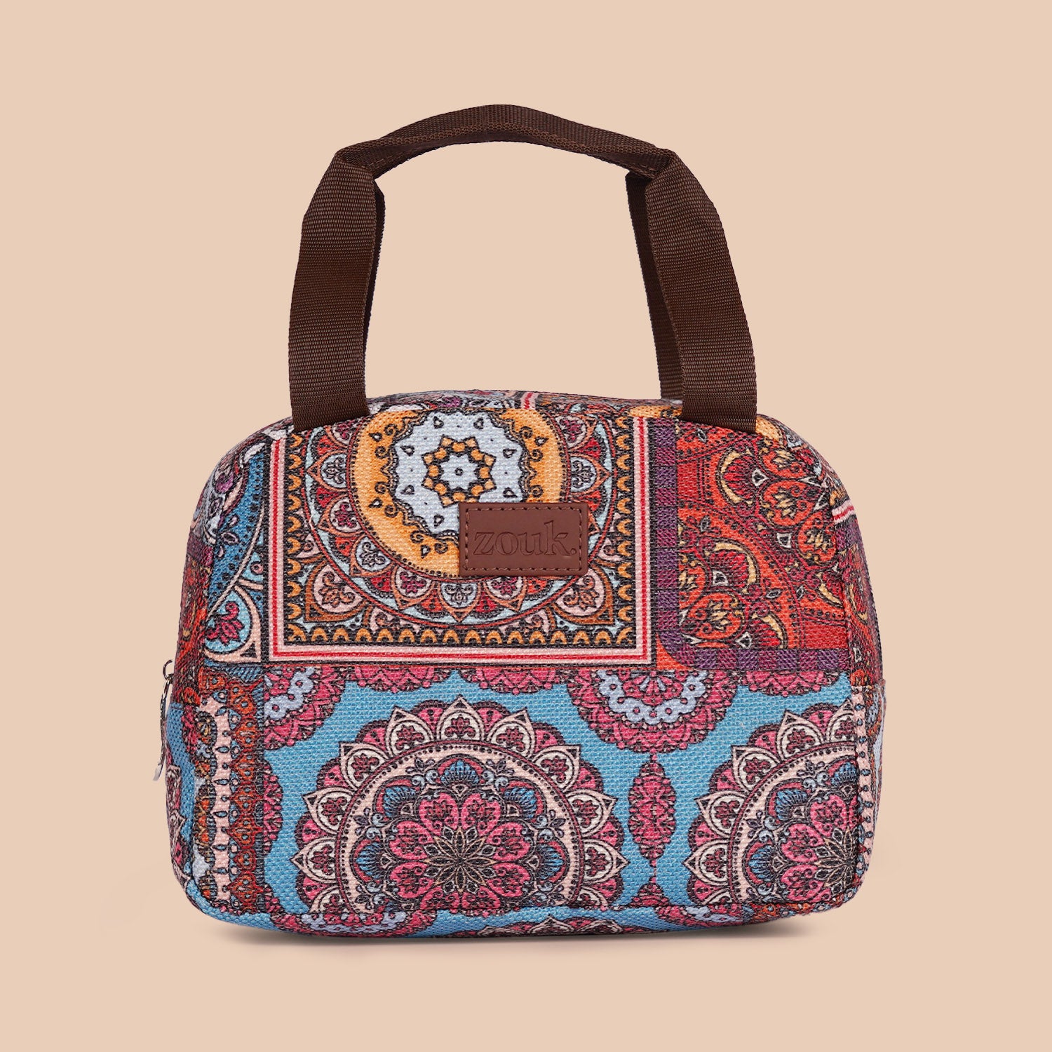 Multicolor Mandala Print - Laptop Bag & Lunch Bag Combo
