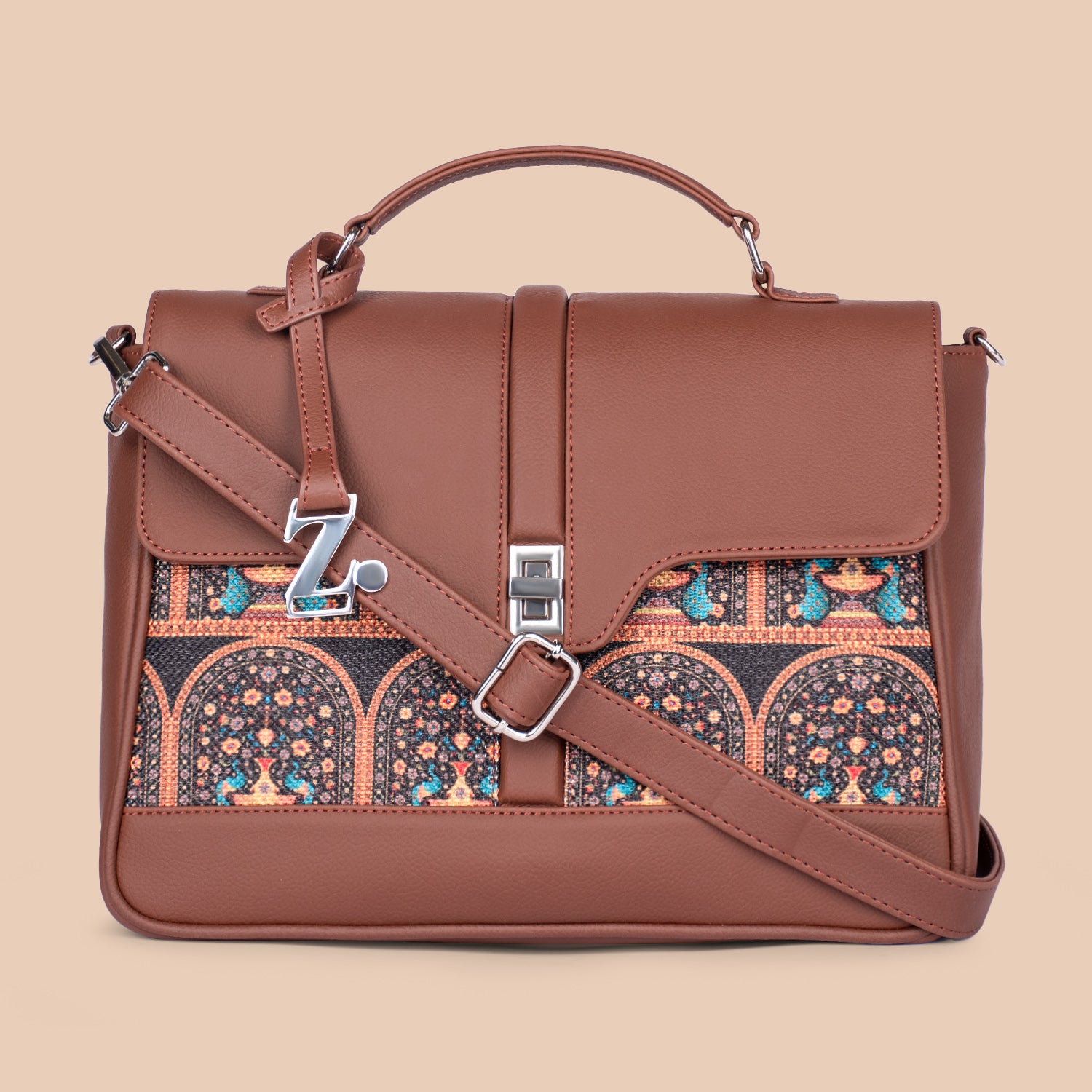 Kriti Sanon - Royal Indian Peacock Motif Nessa Satchel