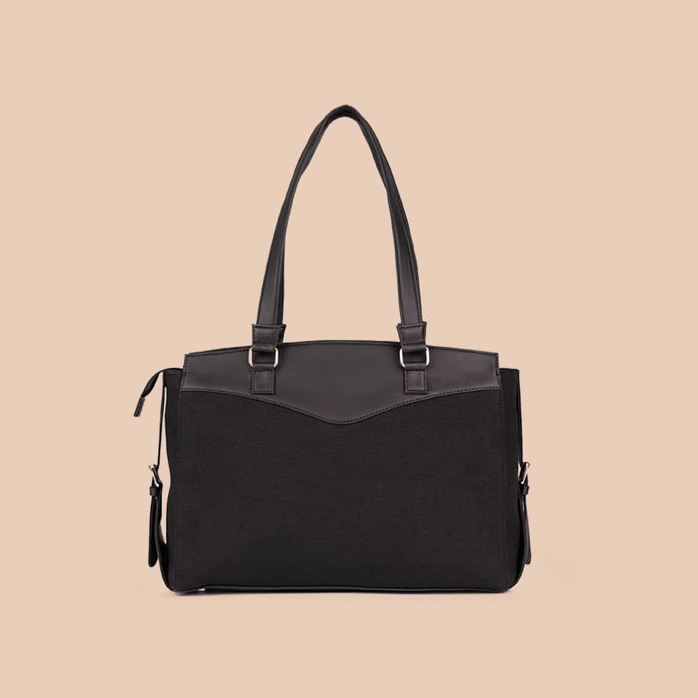 Jet Black Women's Work Bag
