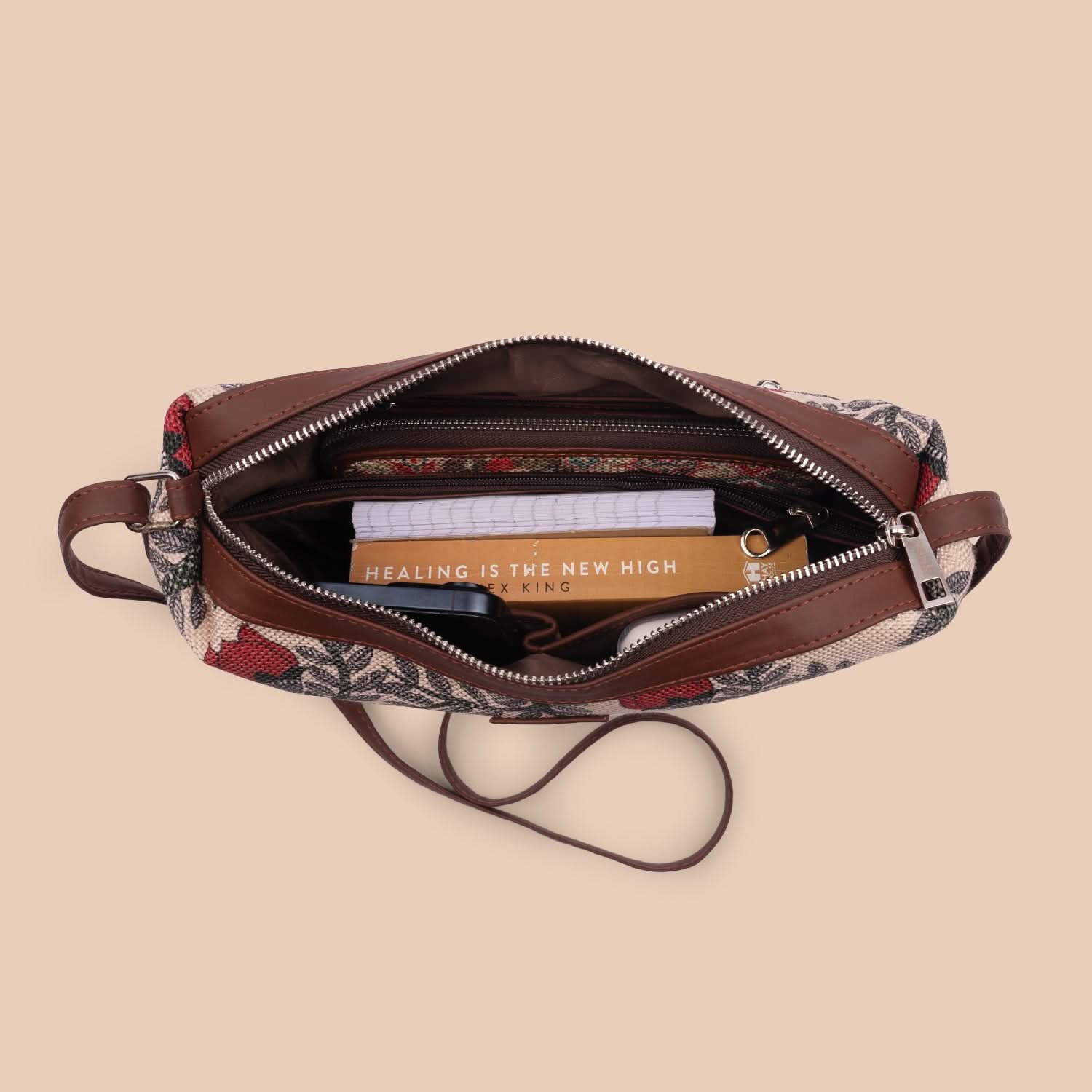 Nawabi Couture Structured Shoulder Bag