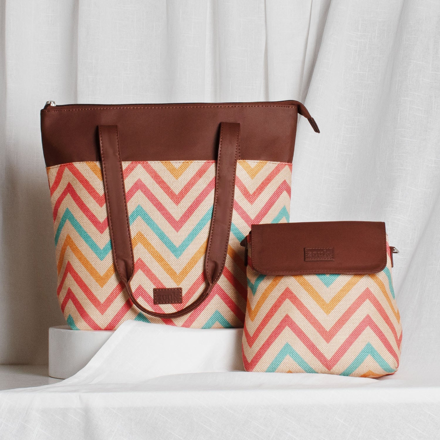 WavBeach - Everyday Tote Bag & Flap Sling Bag Combo