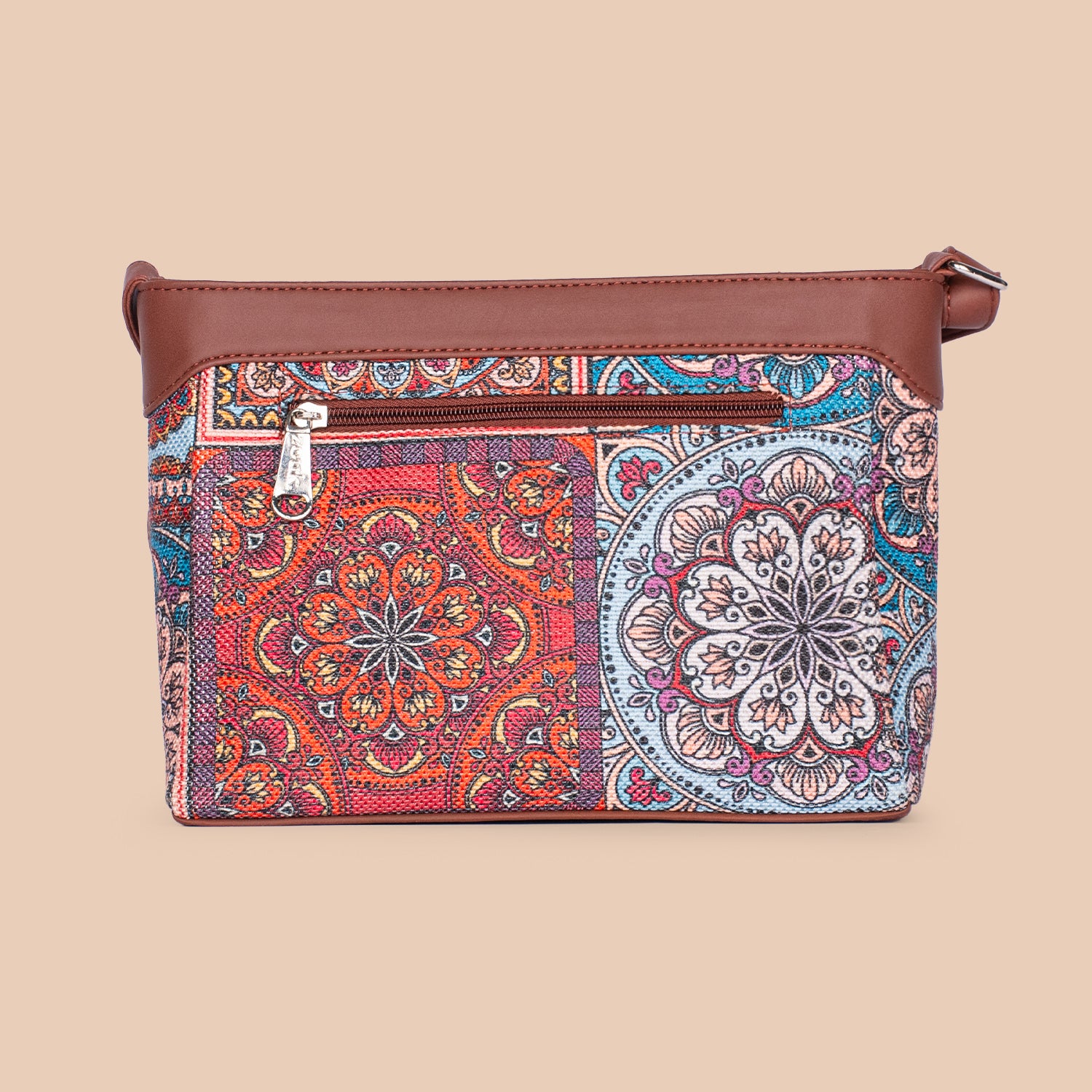 Multicolor Mandala Print Harmony Sling Bag