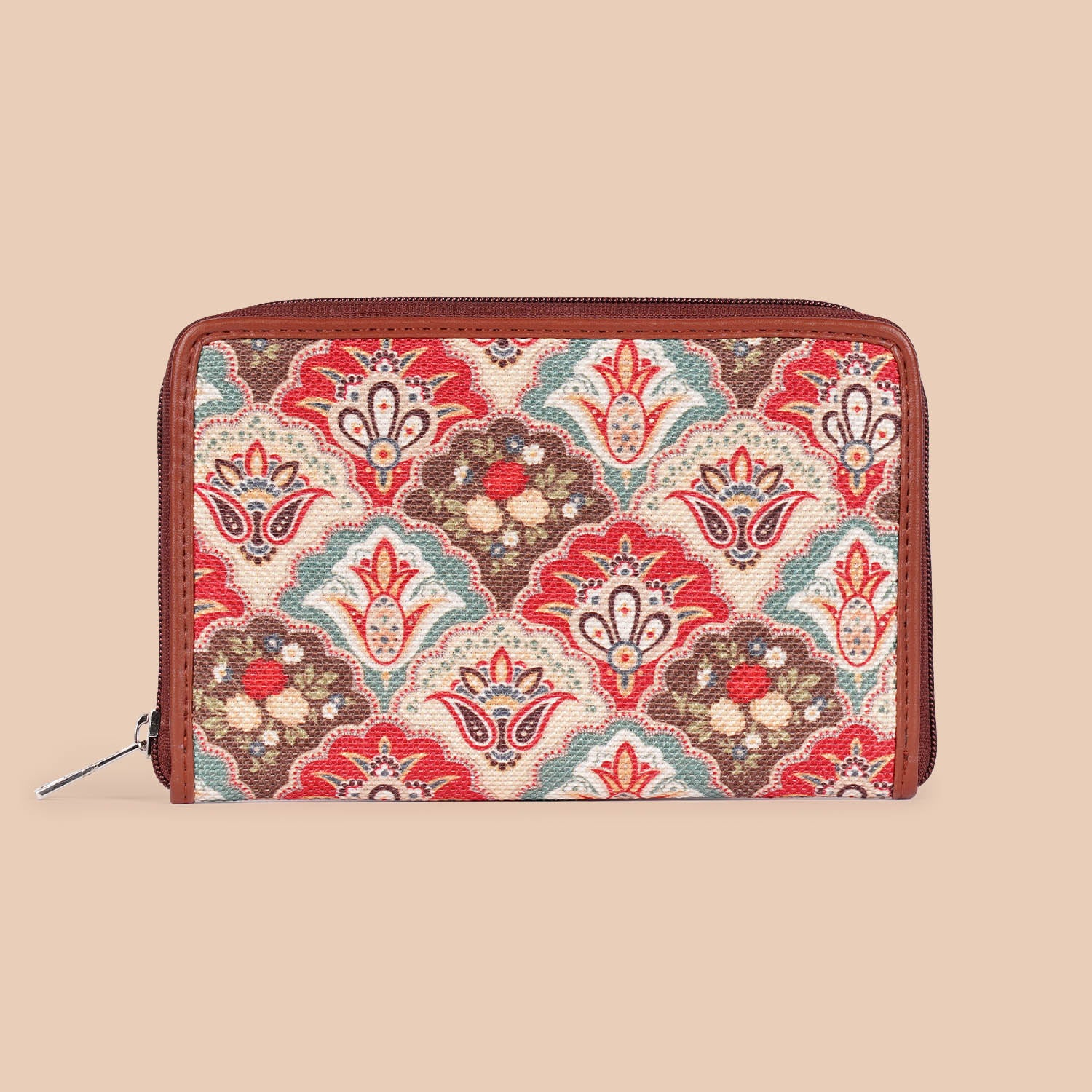 Mughal Art Multicolor Classic Zipper Wallet
