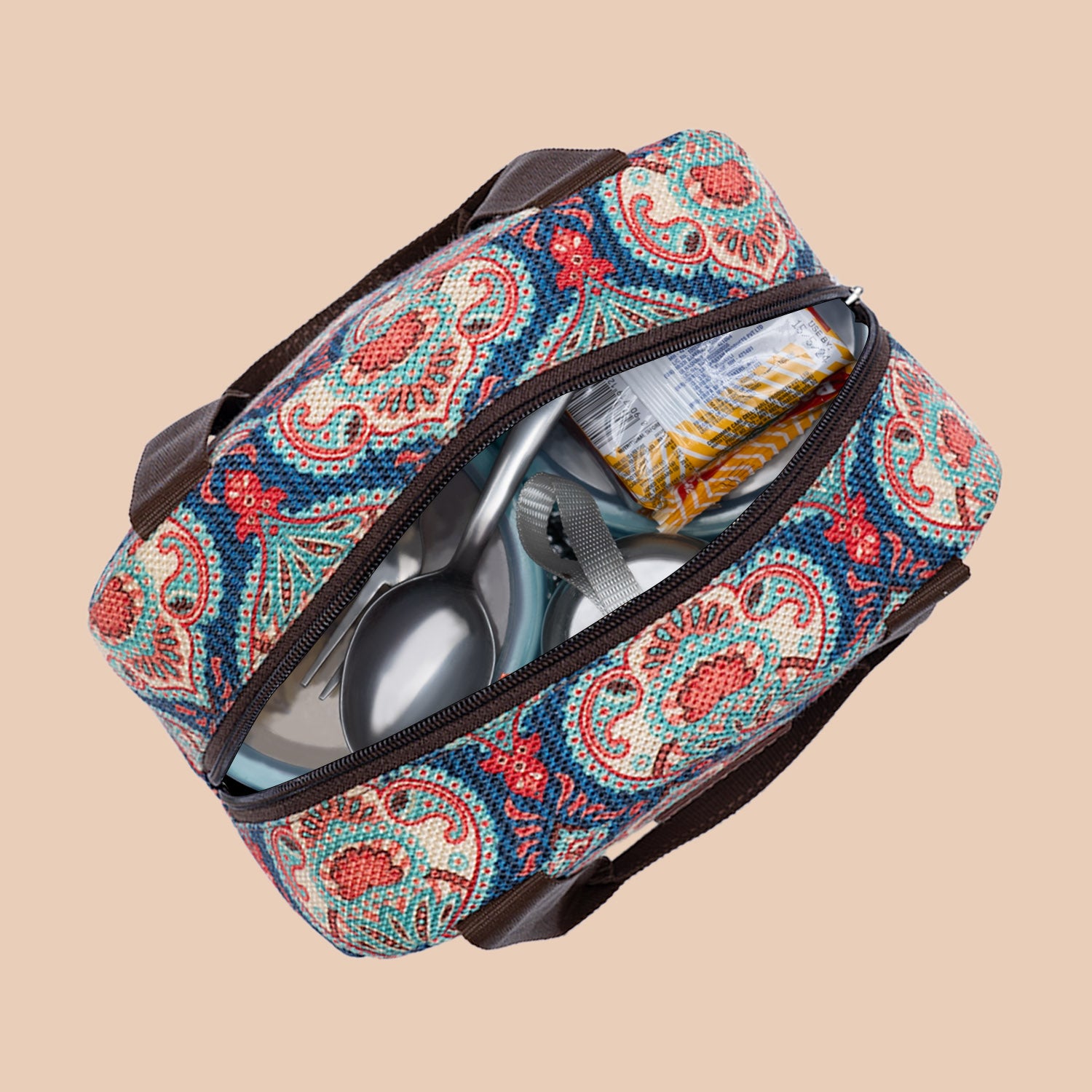 Kovil Blue Lunch Bag