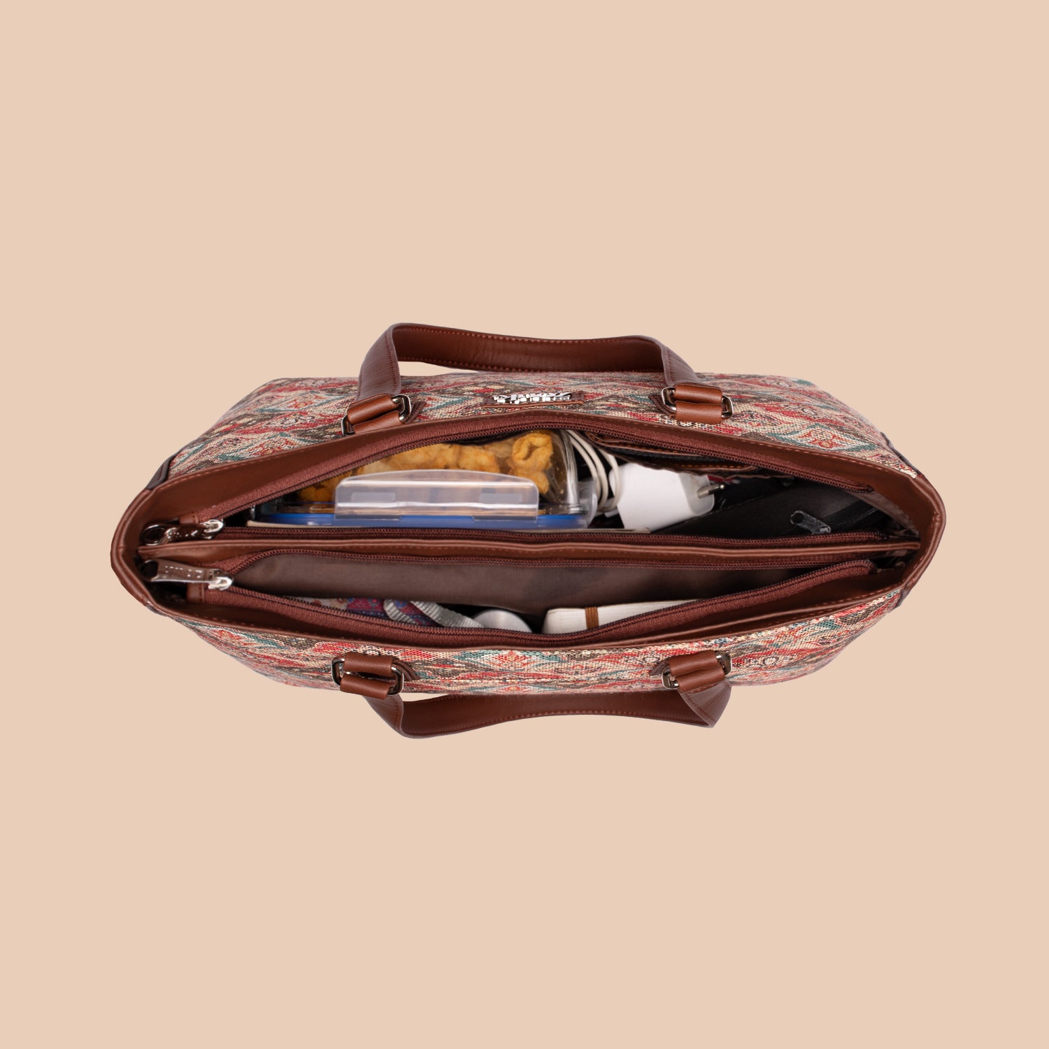 Mughal Art Multicolor Getaway Handbag