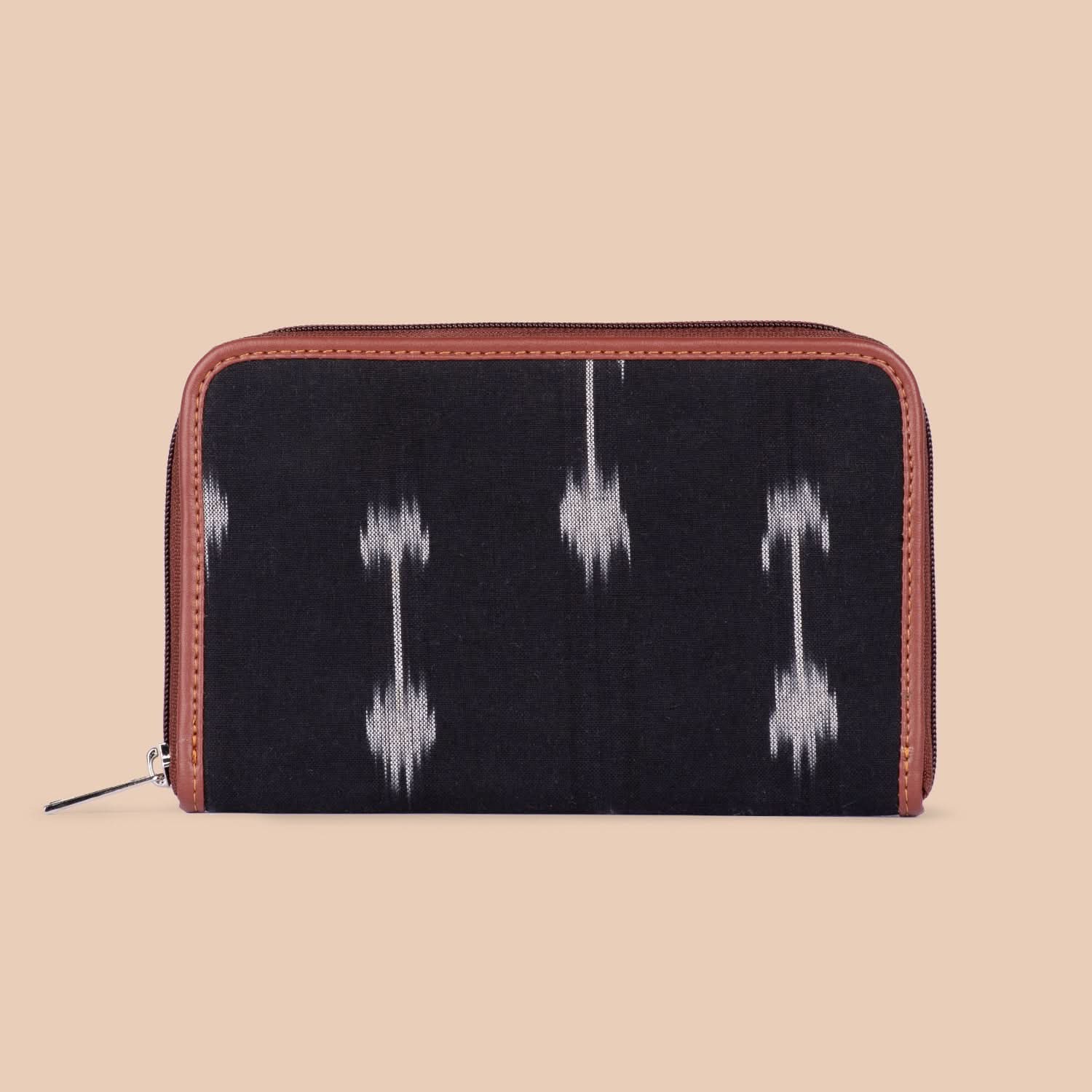 Ikat Arrow Classic Zipper Wallet