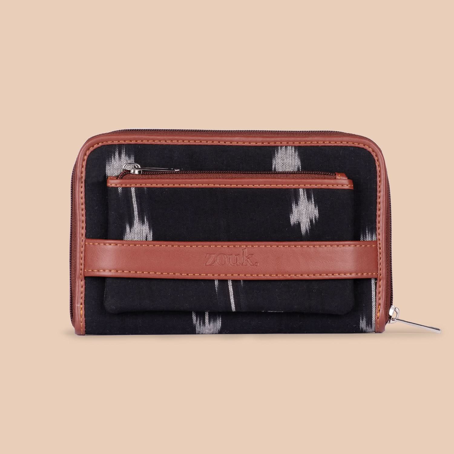 Ikat Arrow Classic Zipper Wallet