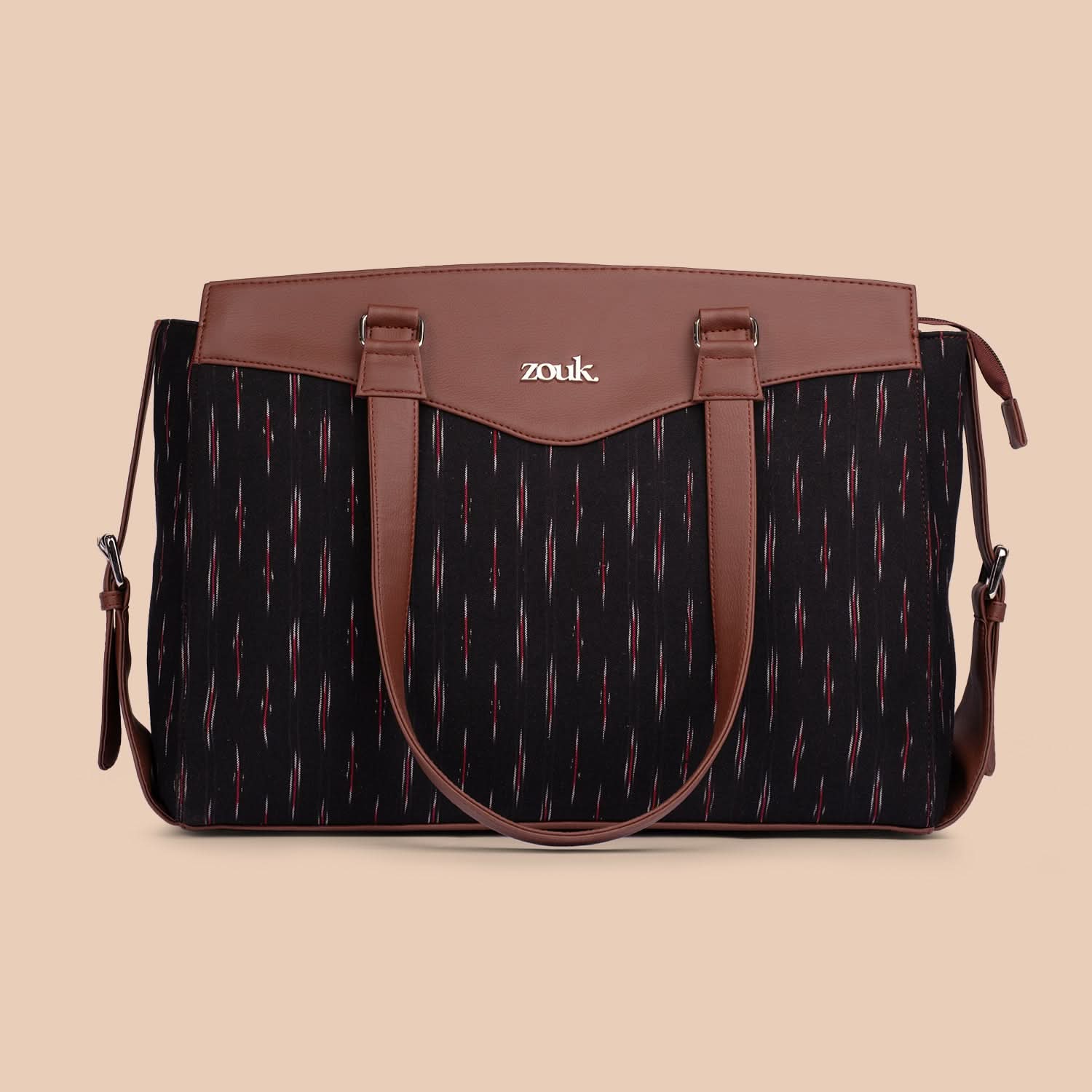 Ikat GreRed Women's Work Bag Brown