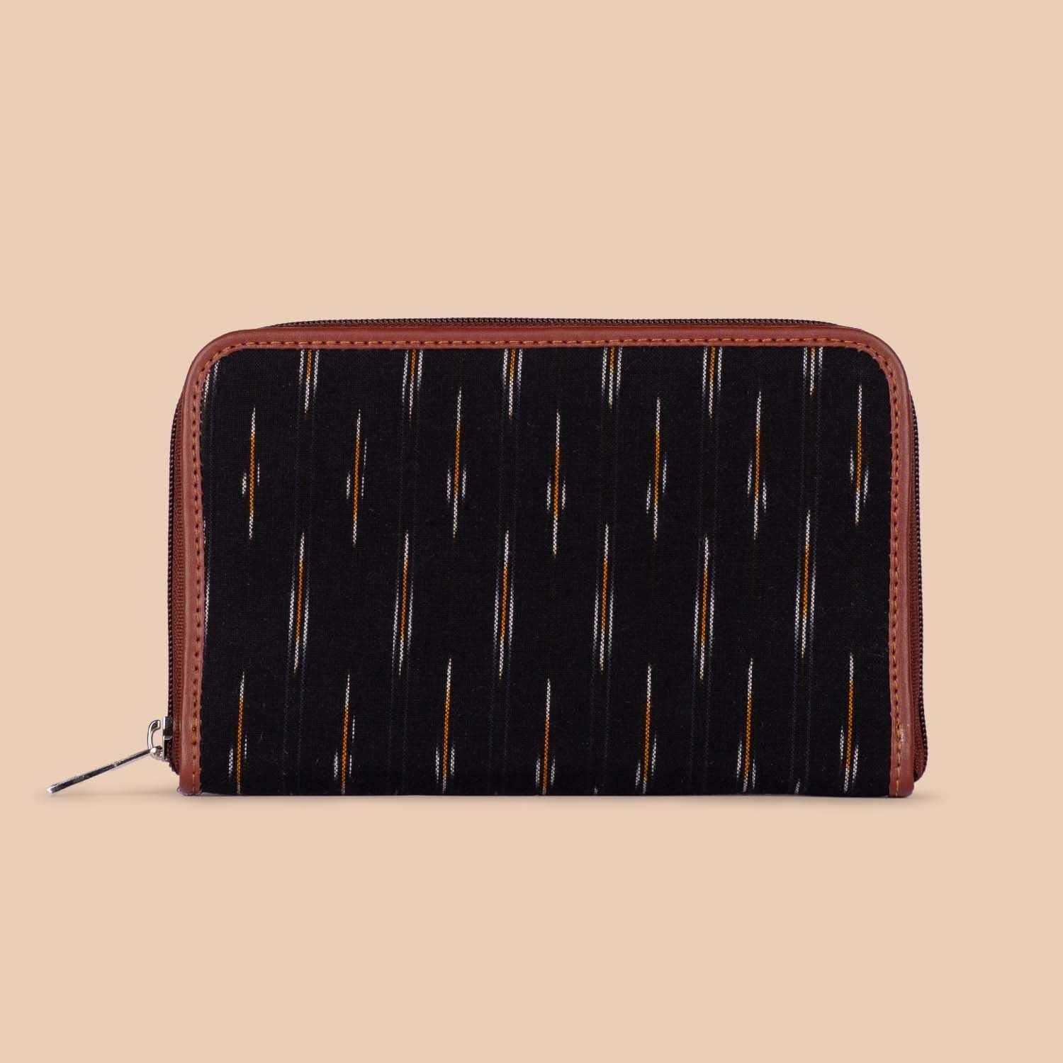 Ikat GreRe Classic Zipper Wallet