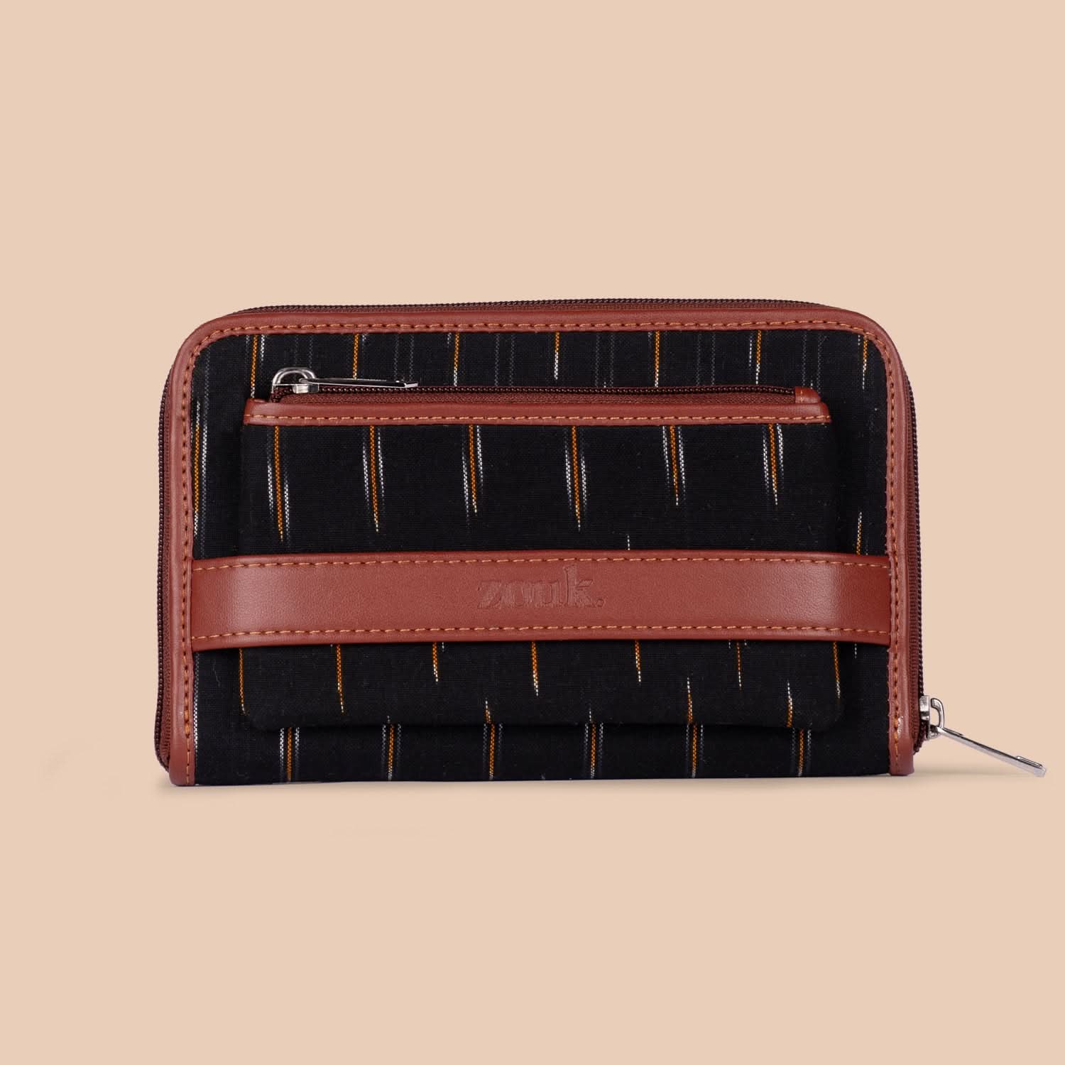 Ikat GreRe Classic Zipper Wallet