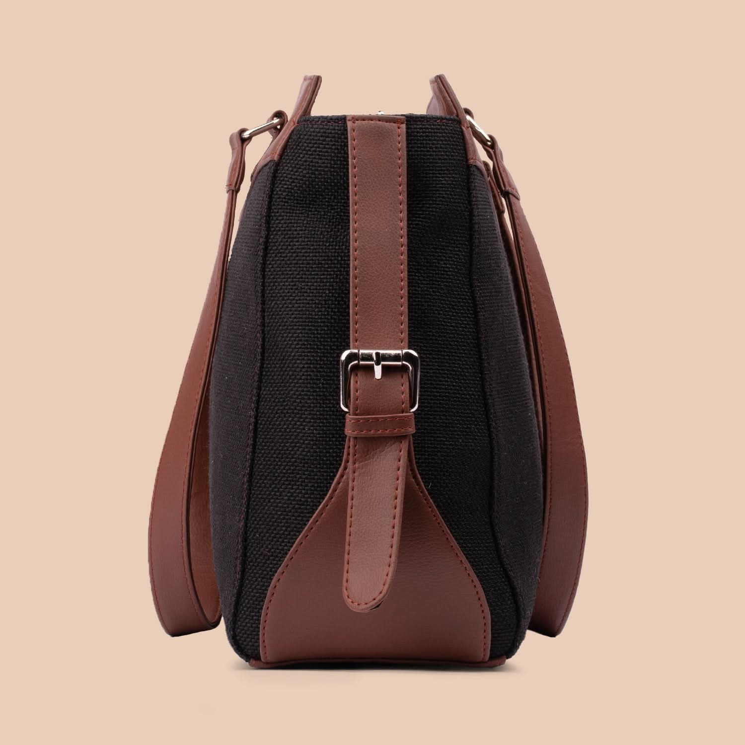 Jet Black Women's Work Bag Brown