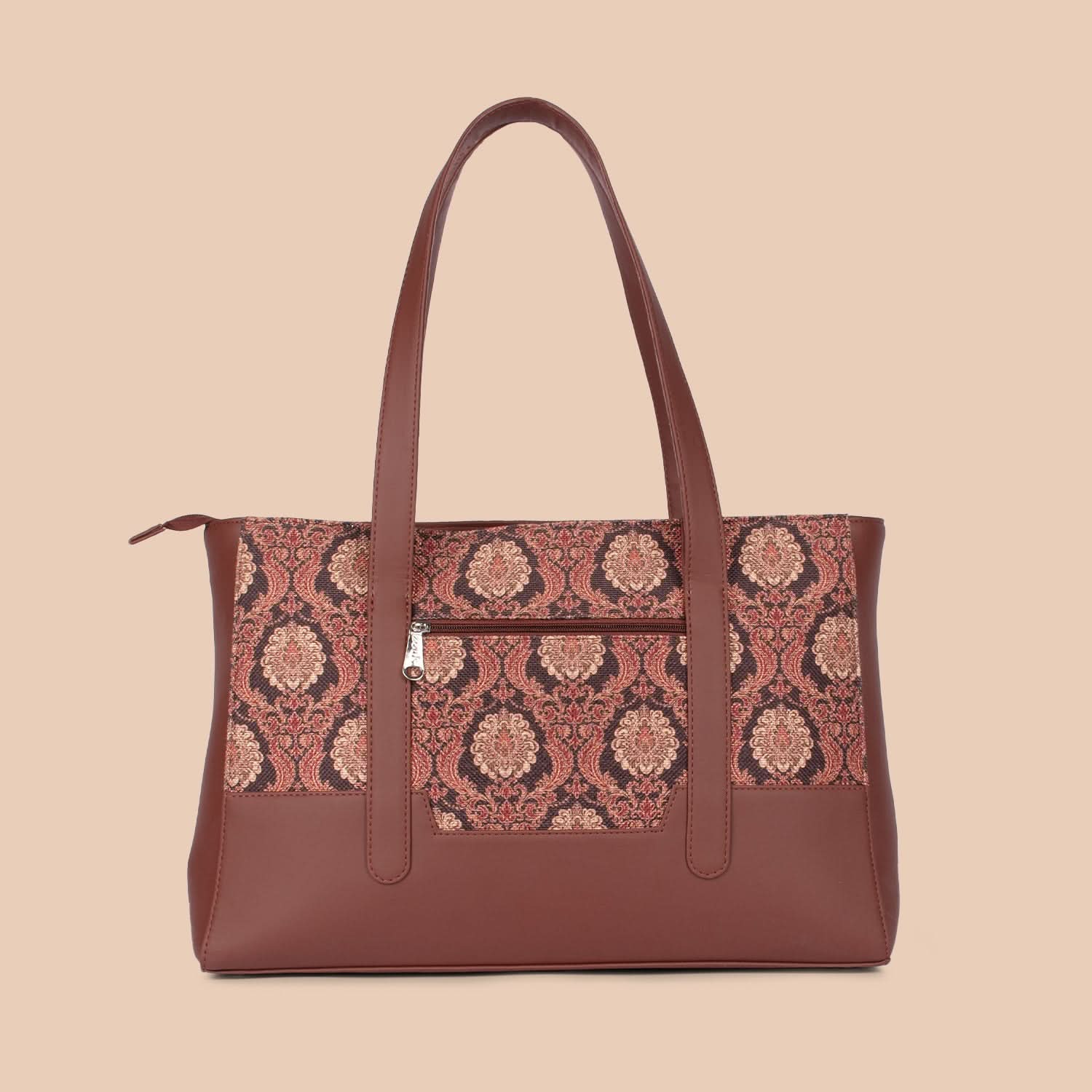 Zouk Jodhpur Damask Maya Multitasker Tote Bag
