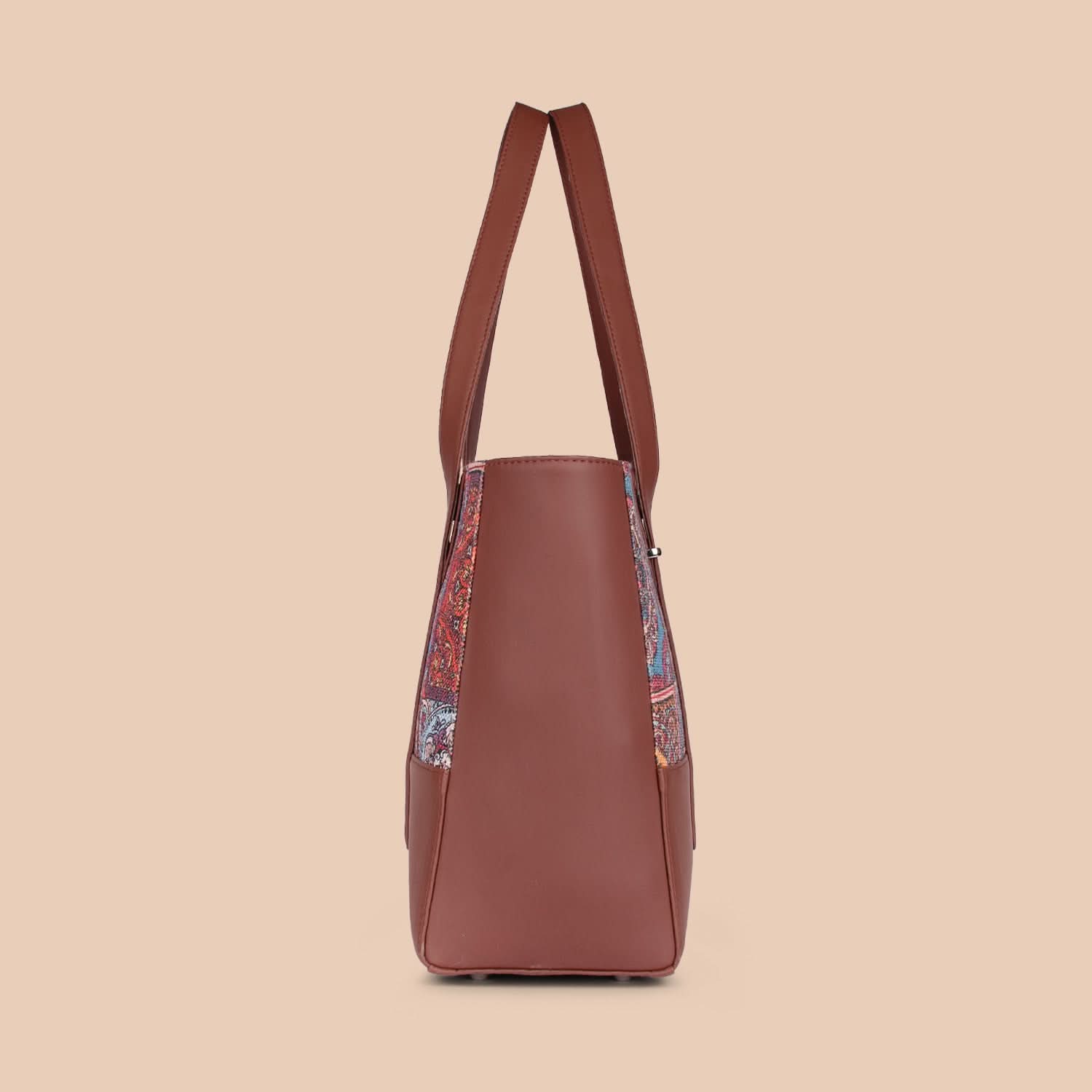 Zouk Multicolor Mandala Print Maya Multitasker Tote Bag