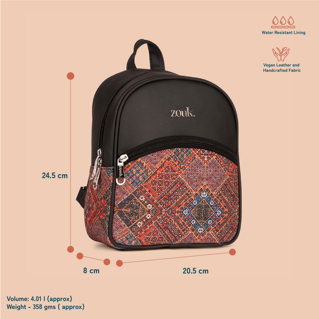 ZIP-Dalila Mini-Daypack - Bhuj Rabari