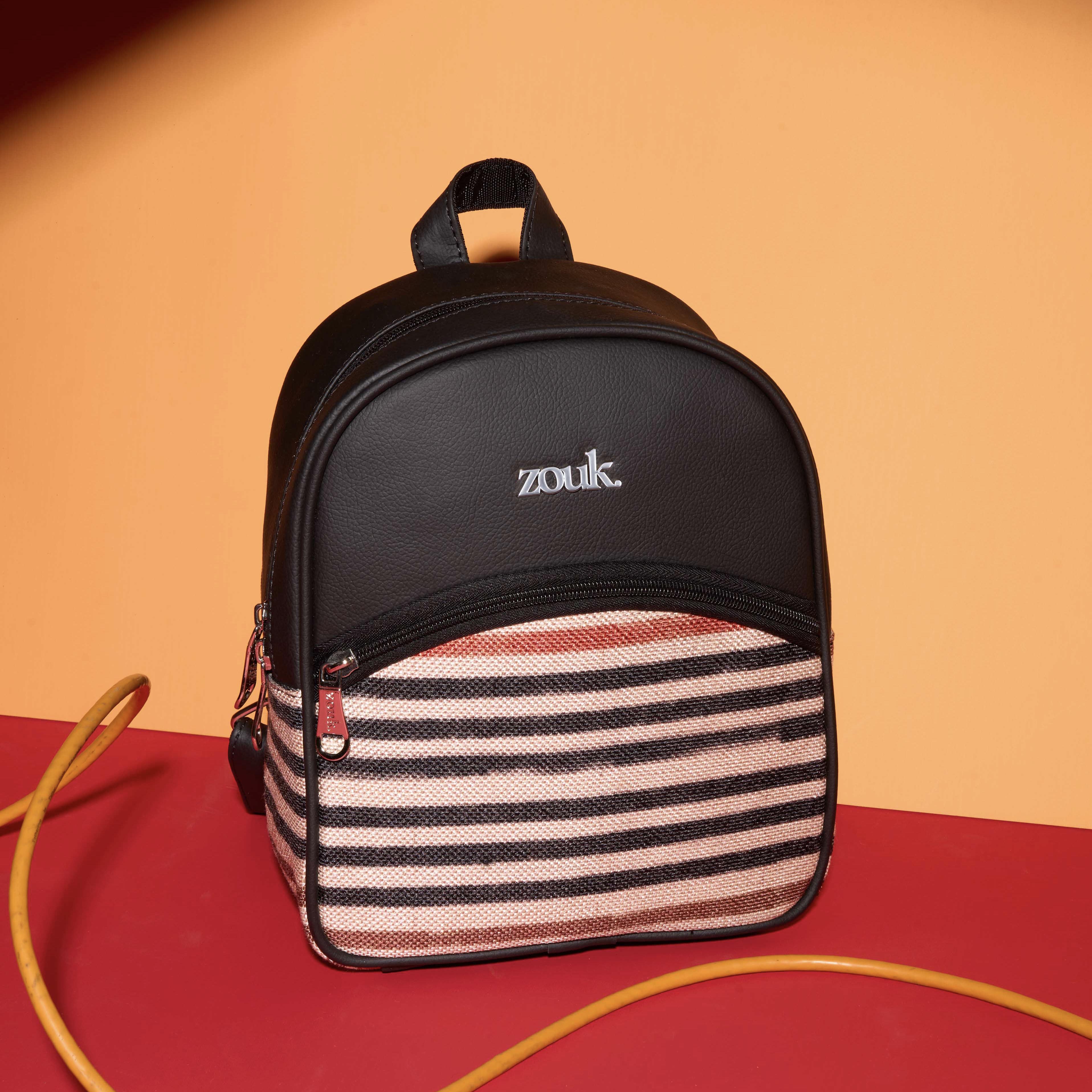 ZIP-Dalila Mini-Daypack - Qutub Stripes